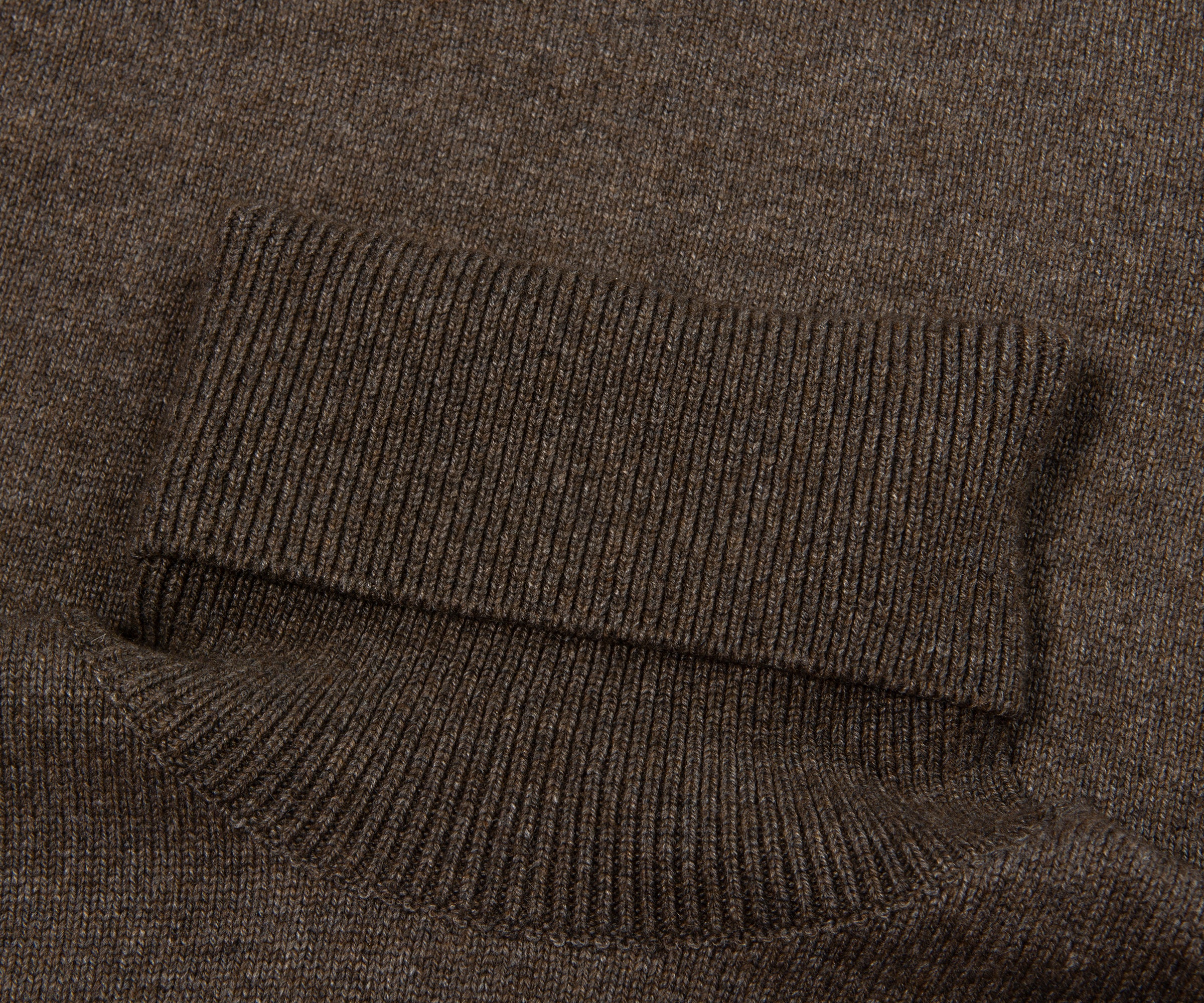 Paul & Shark Brown Knitted Roll Neck - Image 2
