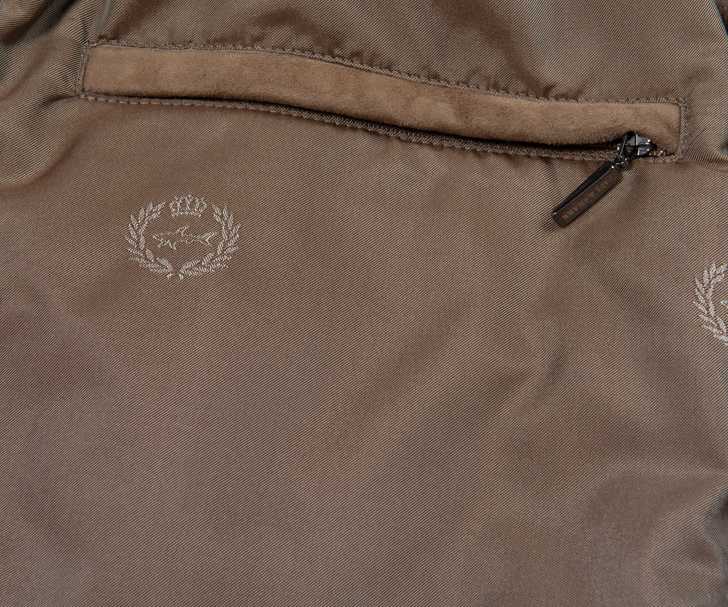 Paul & Shark Brown Suede Aqua Leather Jacket - Image 6