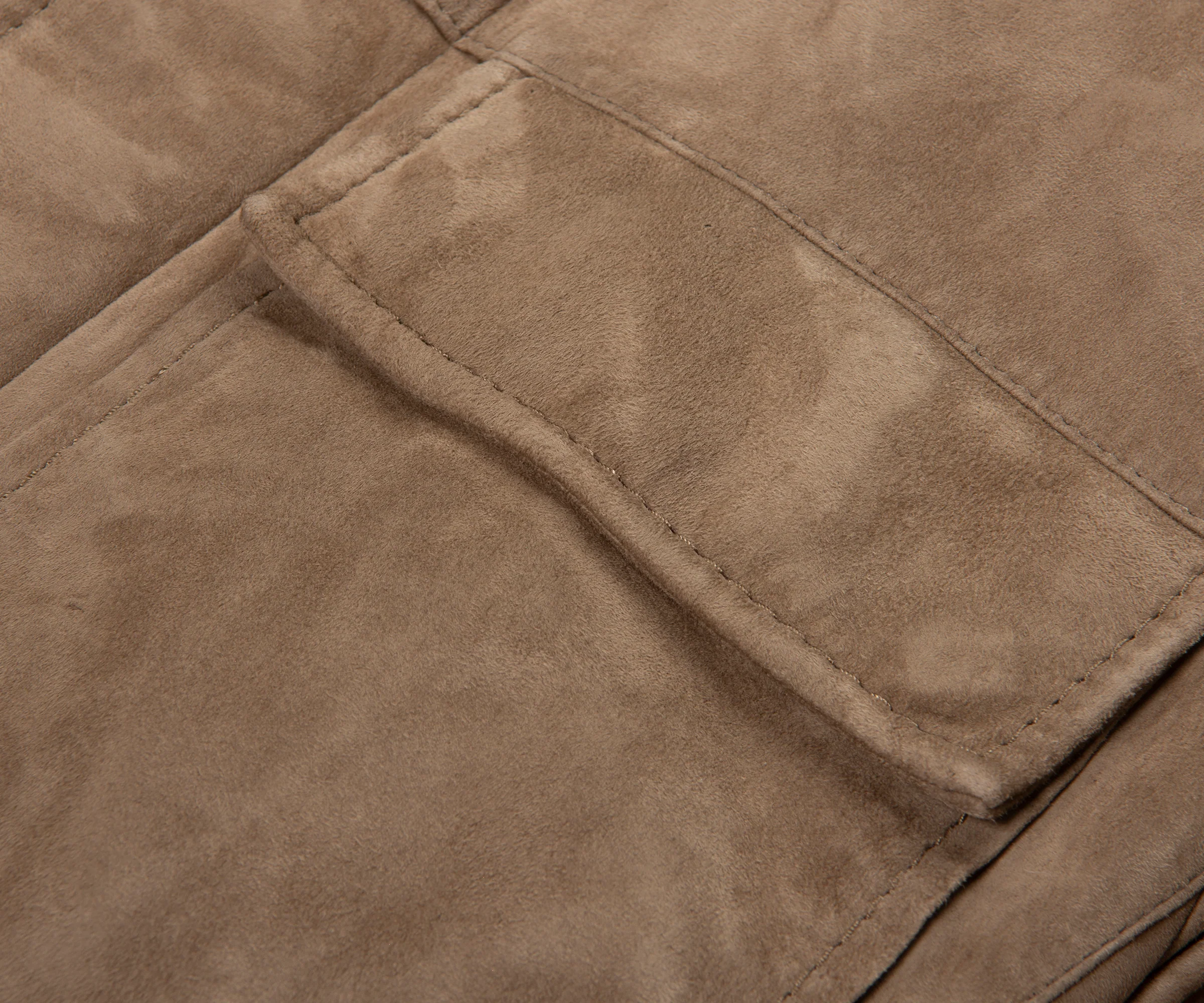 Paul & Shark Brown Suede Aqua Leather Jacket - Image 7
