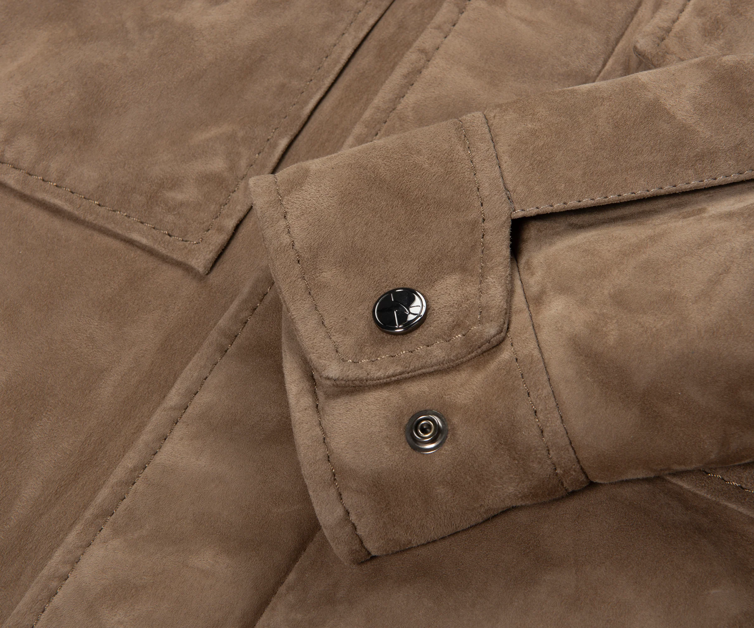 Paul & Shark Brown Suede Aqua Leather Jacket - Image 9
