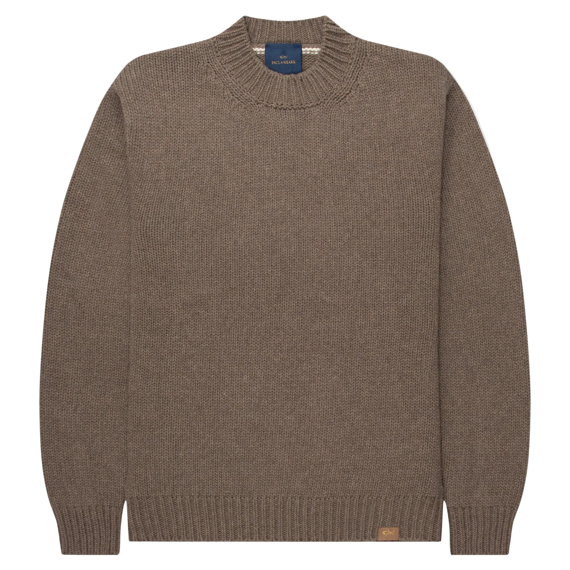 Paul & Shark Brown Woolen Knitted Sweater