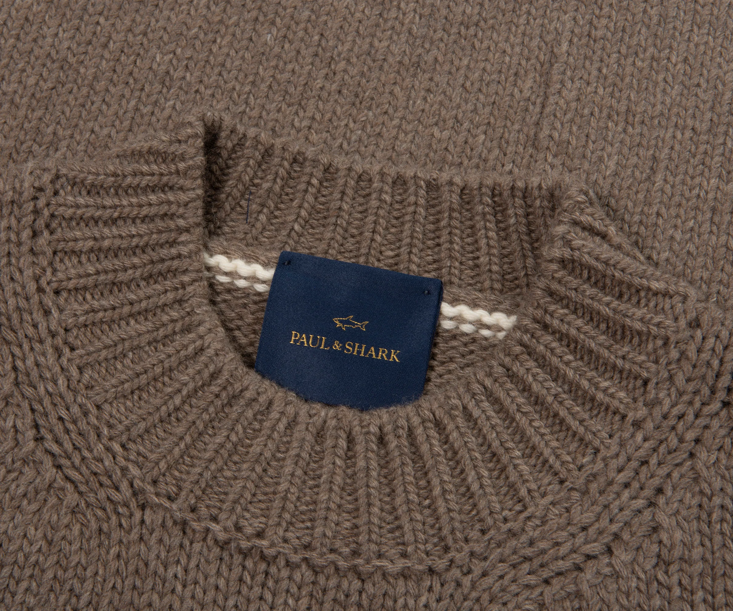 Paul & Shark Brown Woolen Knitted Sweater - Image 2