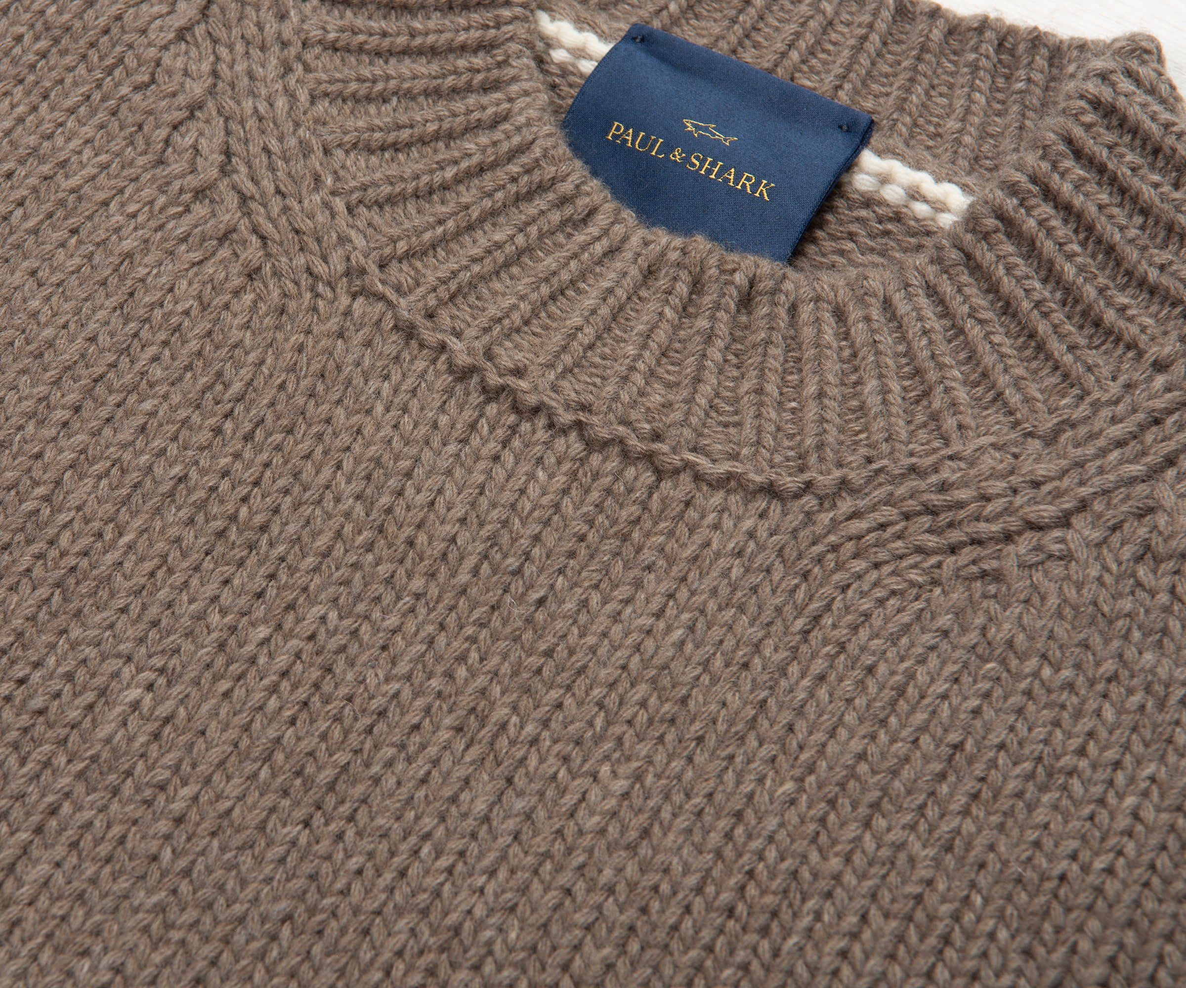 Paul & Shark Brown Woolen Knitted Sweater - Image 3