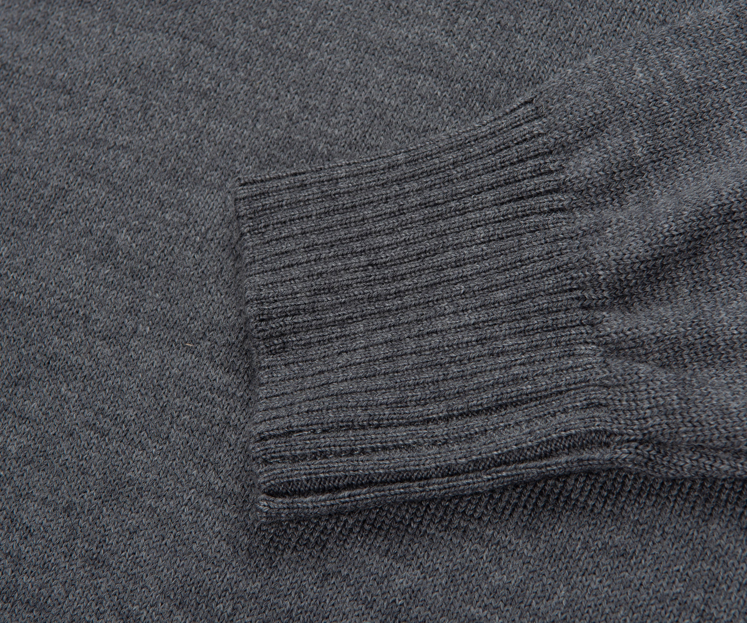 Paul & Shark Grey 1/4 Zip Knit Sweater - Image 5