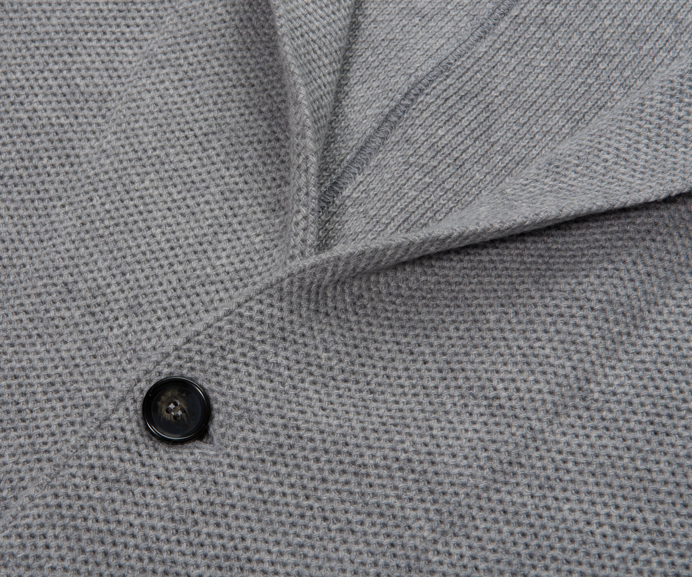 Paul & Shark Grey Waffle Merino Wool Blazer - Image 4