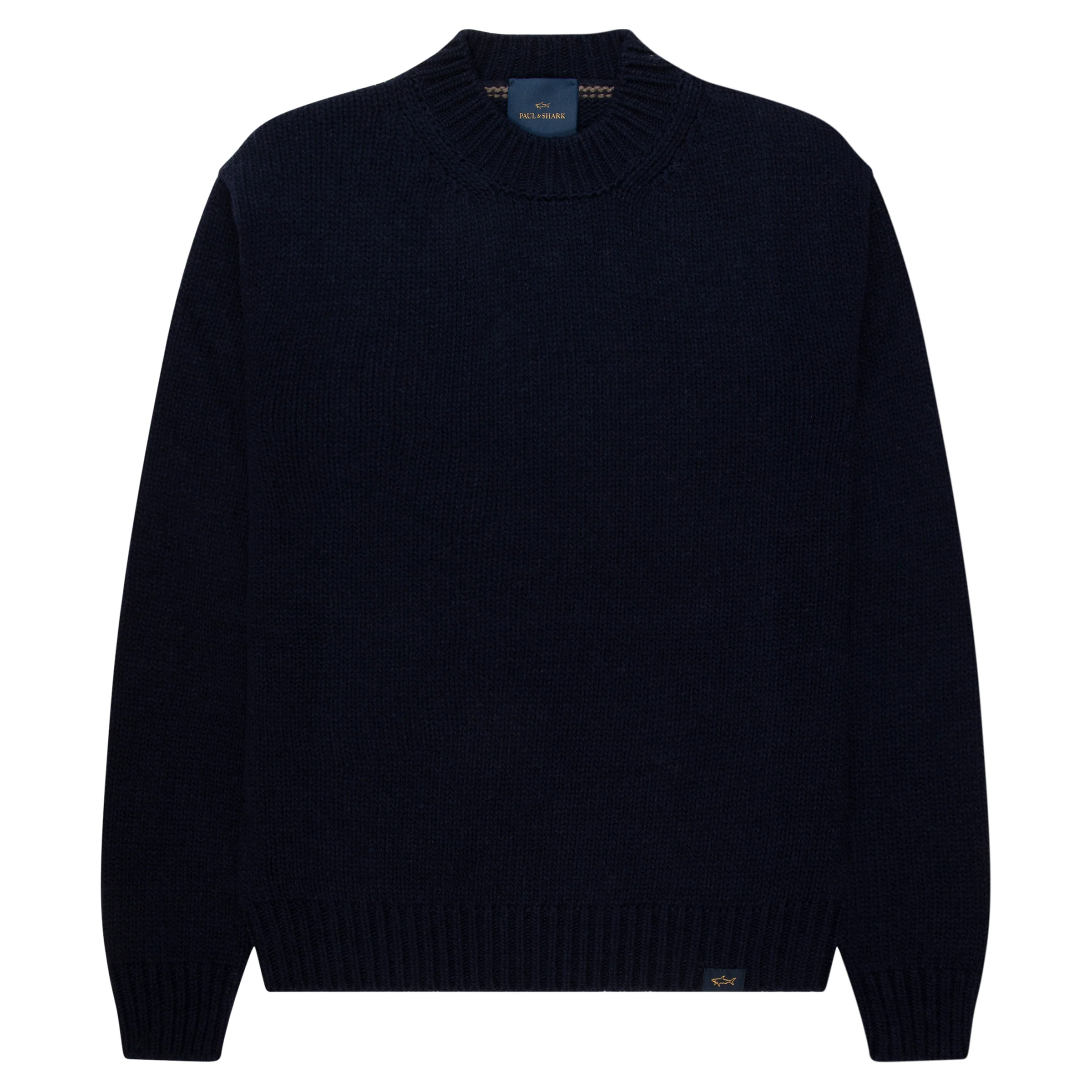 Paul & Shark Navy Woolen Knitted Sweater