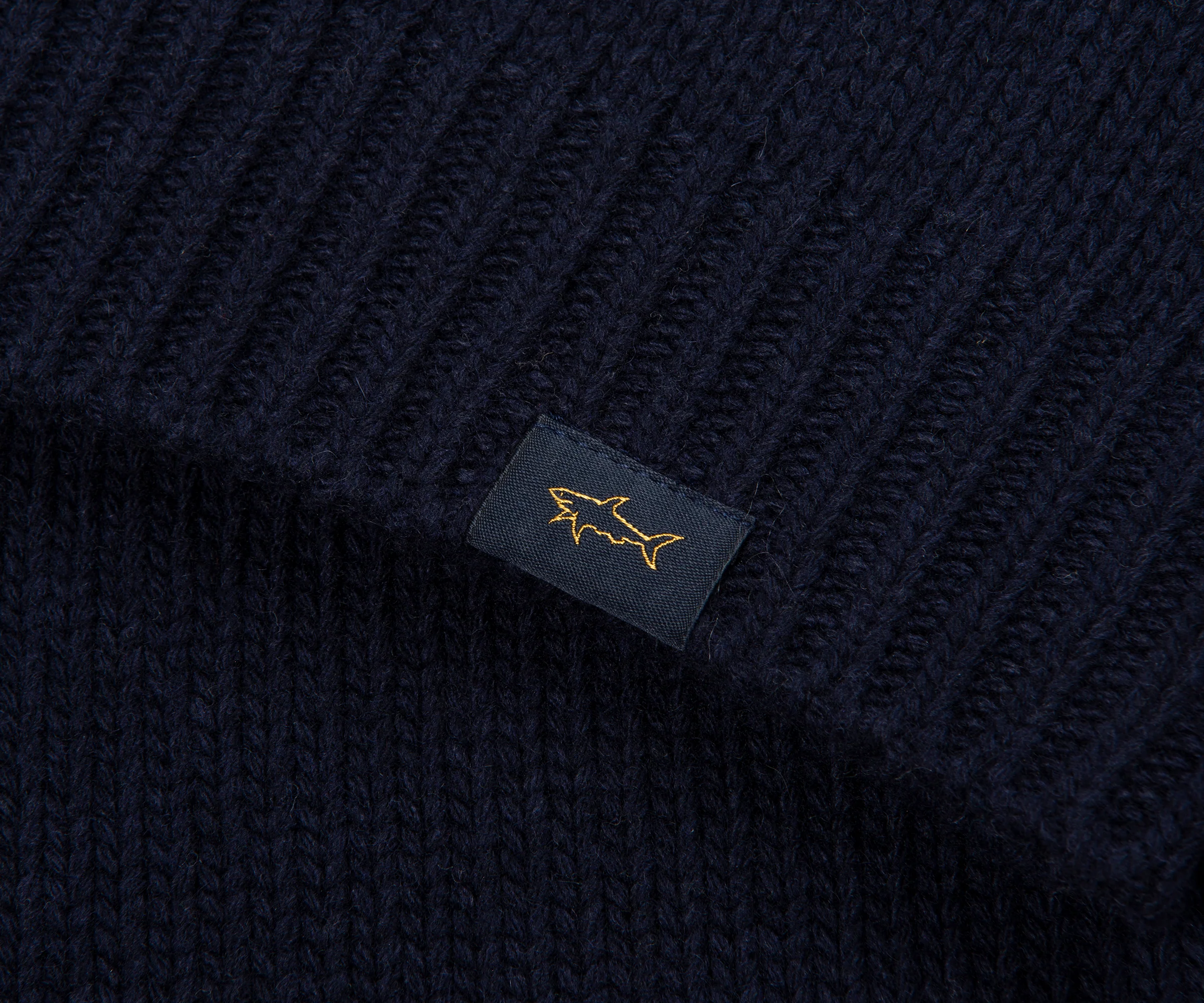 Paul & Shark Navy Woolen Knitted Sweater - Image 3