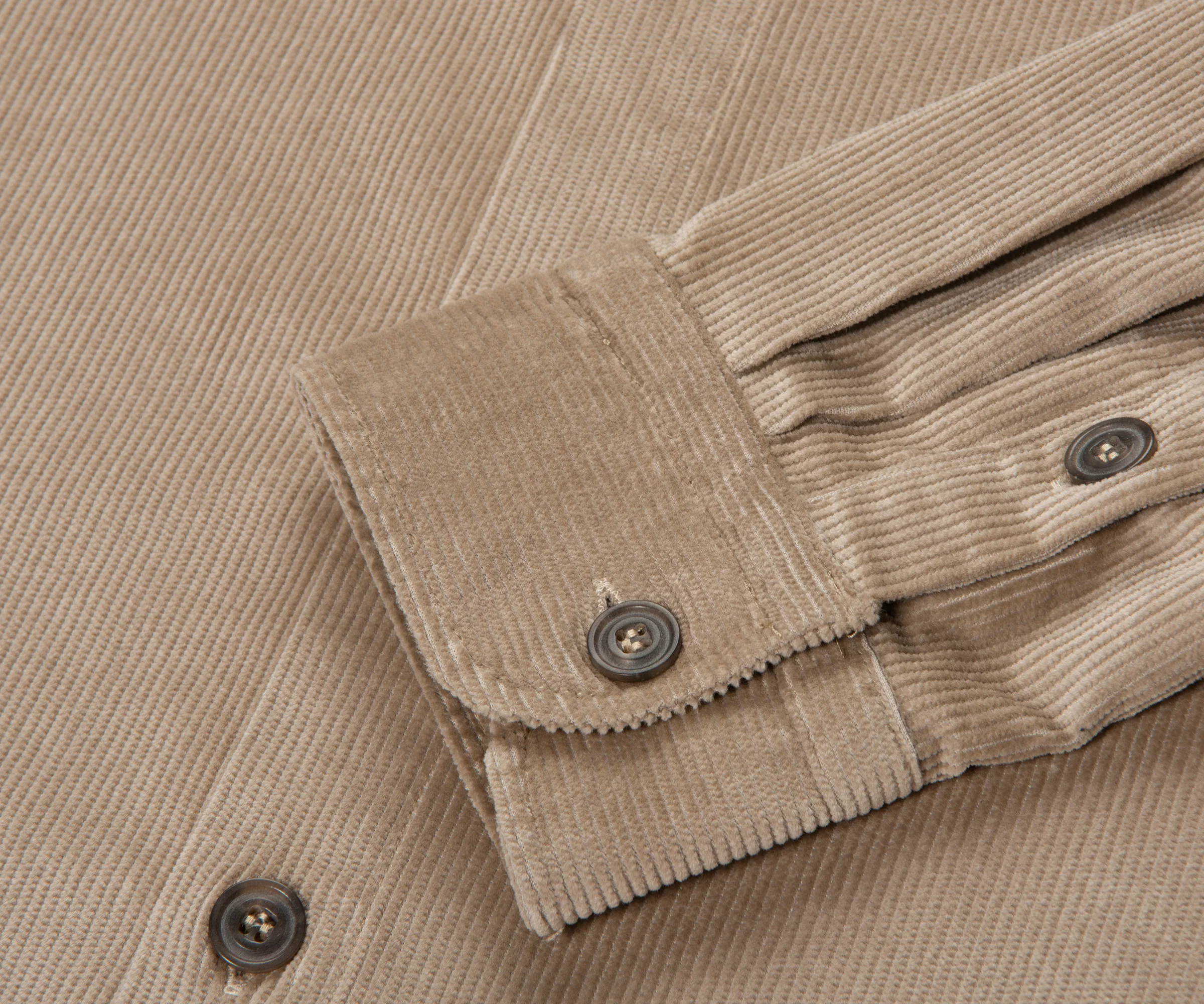Paul & Shark Sand Thin Cord Overshirt - Image 6