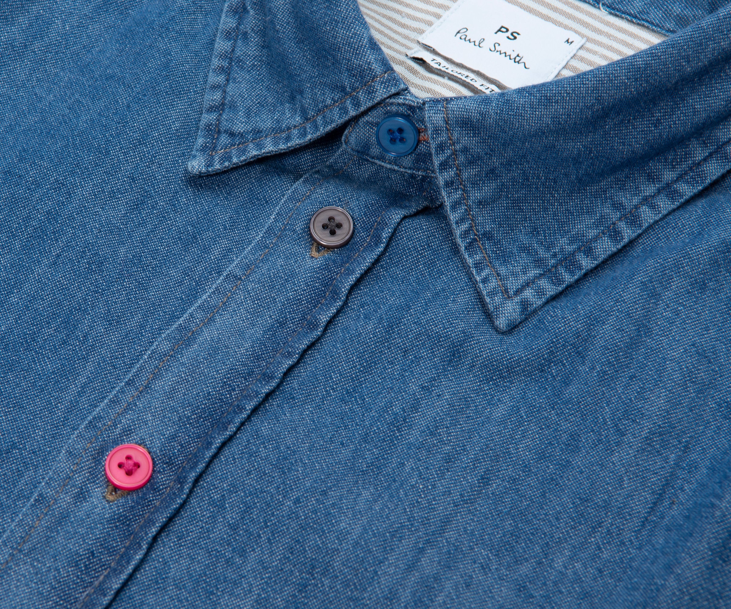Paul Smith Blue Denim Shirt - Image 3