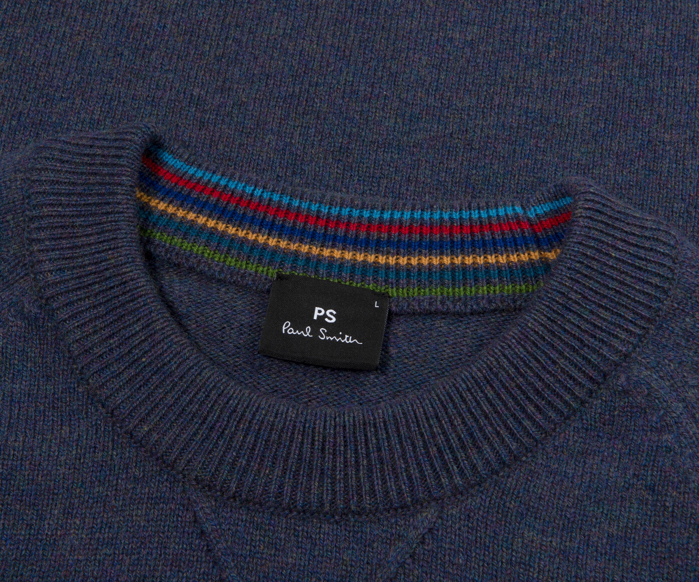 Paul Smith Dark Violet Knitted Crewneck - Image 2