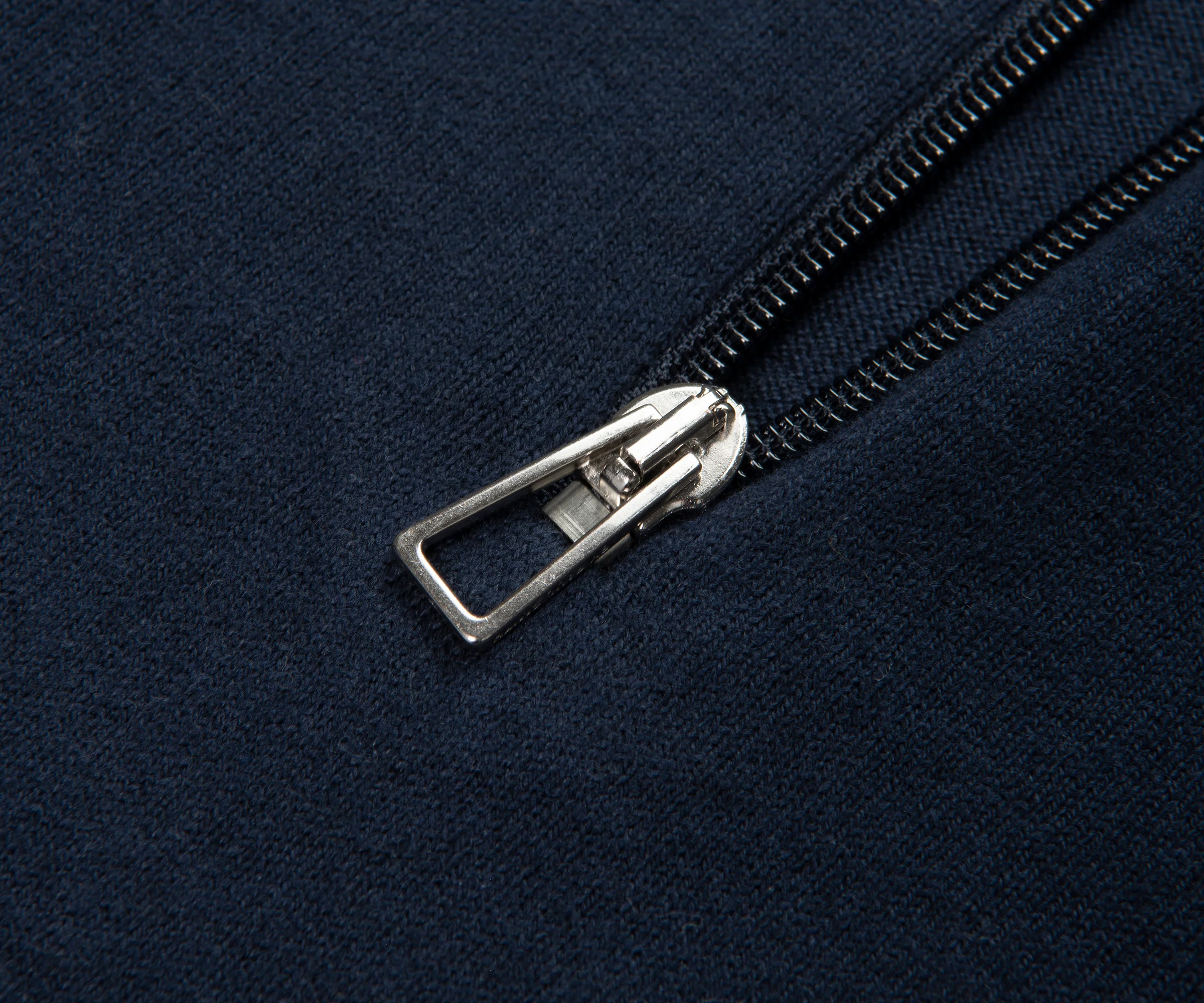 Paul Smith Navy Cotton Zebra 1/4 Zip Sweater - Image 3