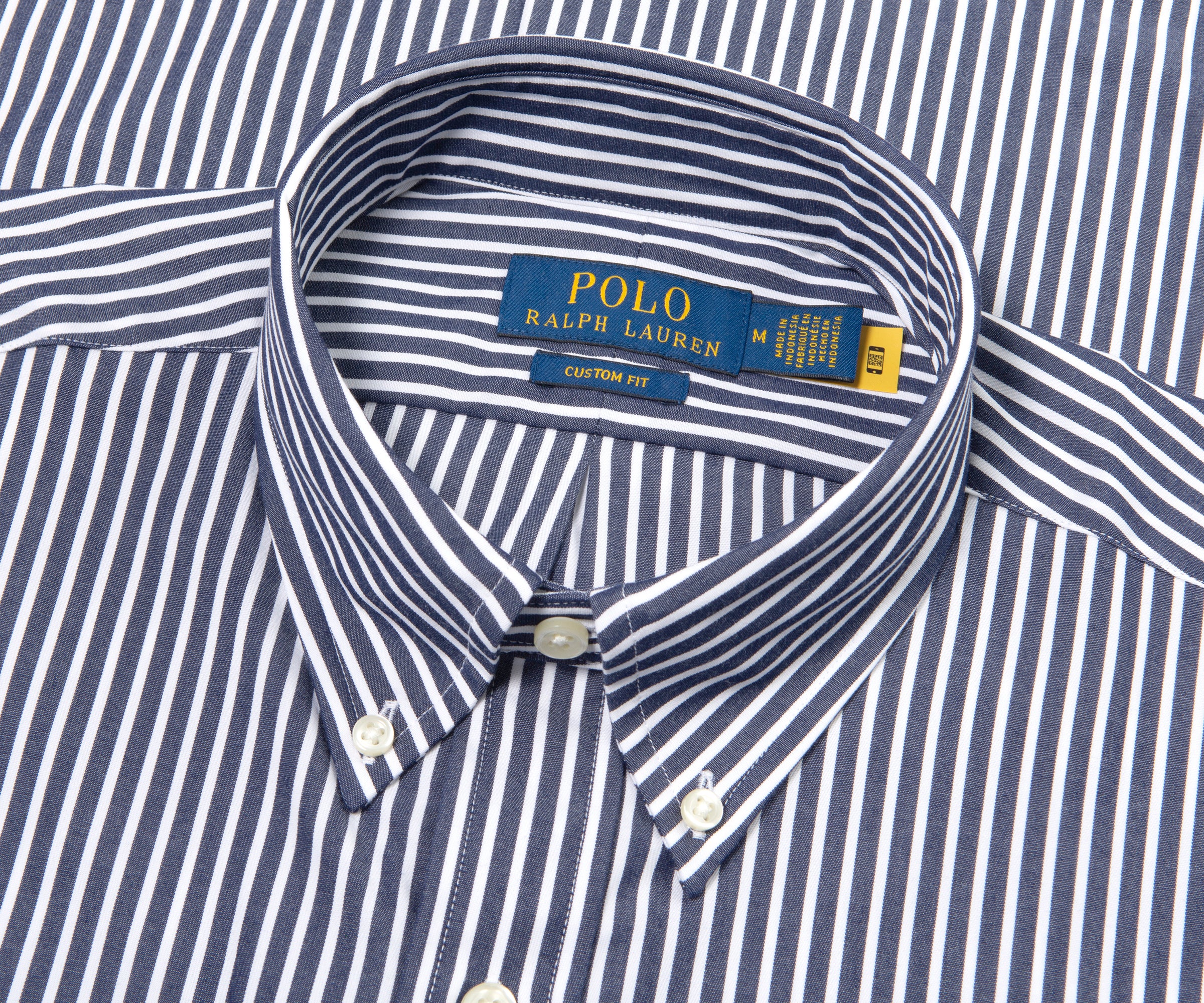 Ralph Lauren Blue/ White Striped Shirt - Image 2