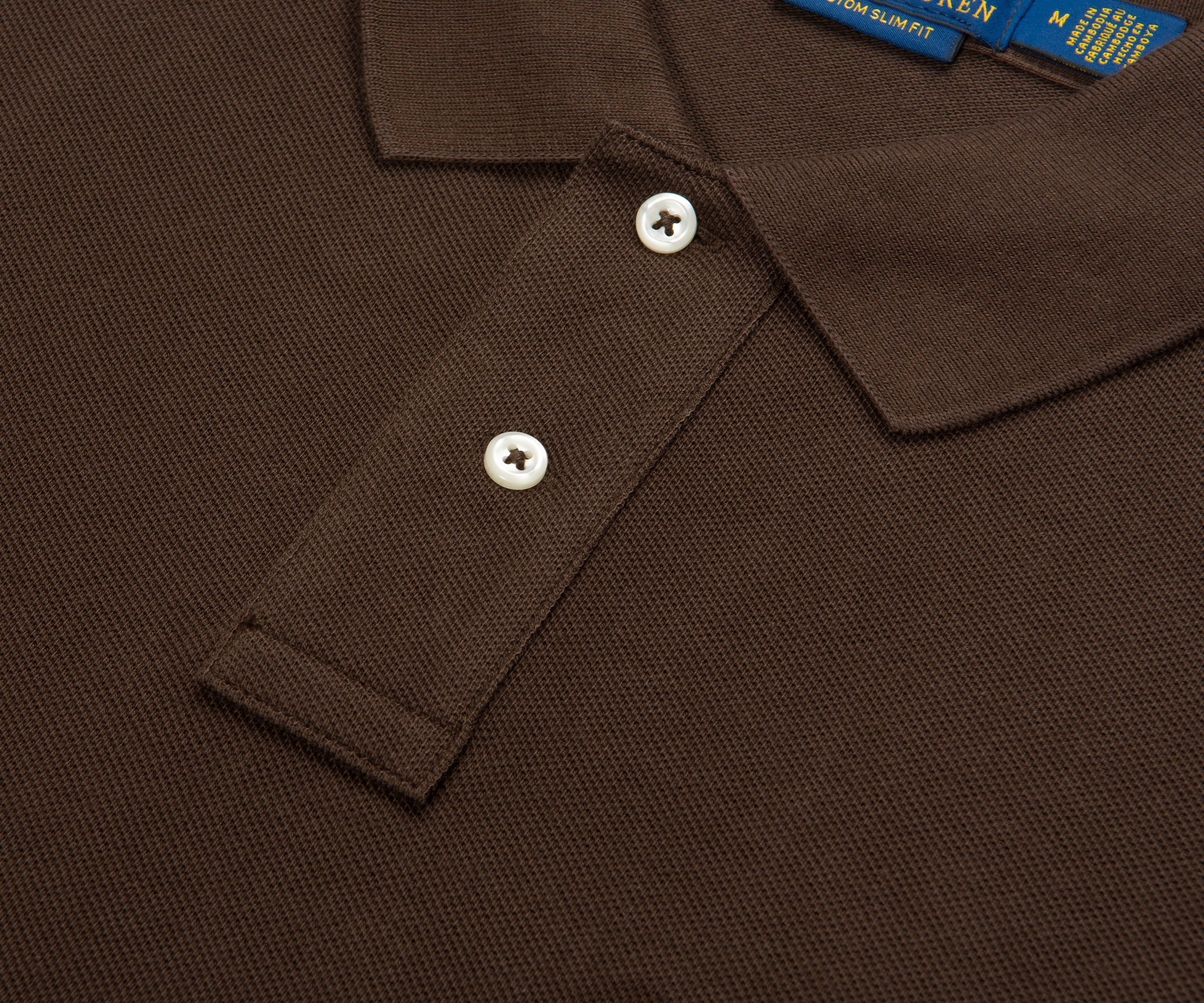 Ralph Lauren Brown Custom Slim Fit Polo Shirt - Image 3