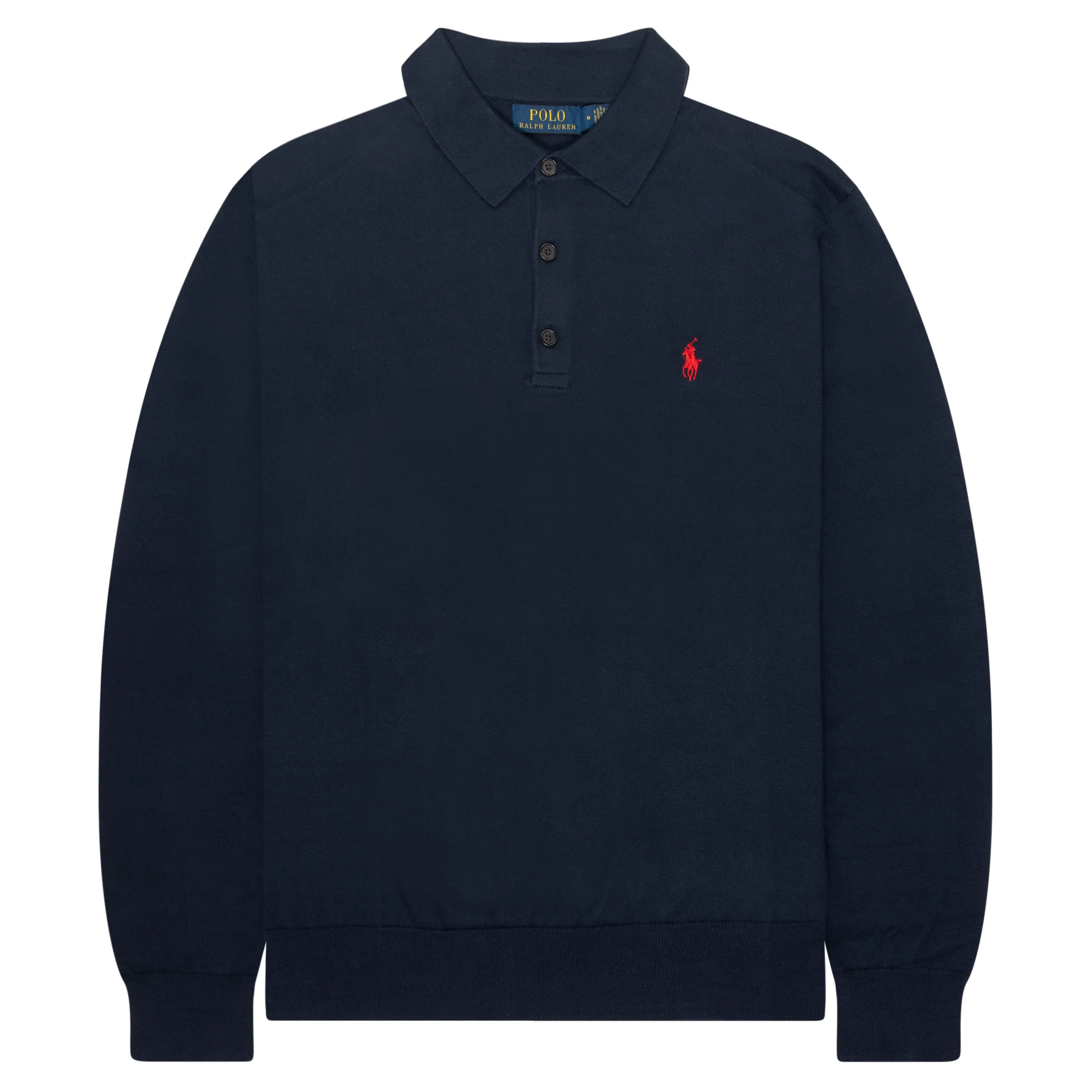 Ralph Lauren Navy LS Polo
