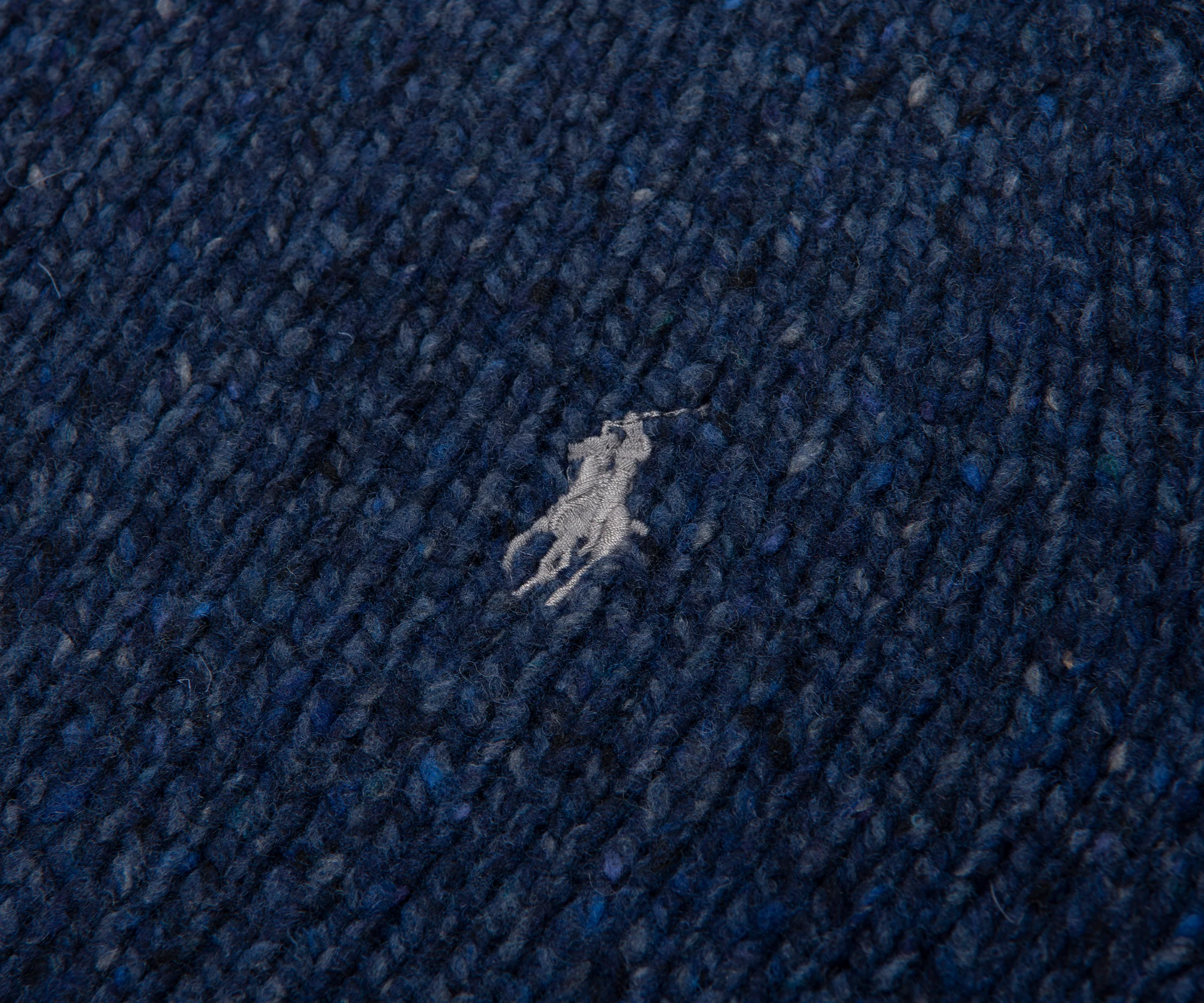 Ralph Lauren Blue Fleck Chunky Knit - Image 3