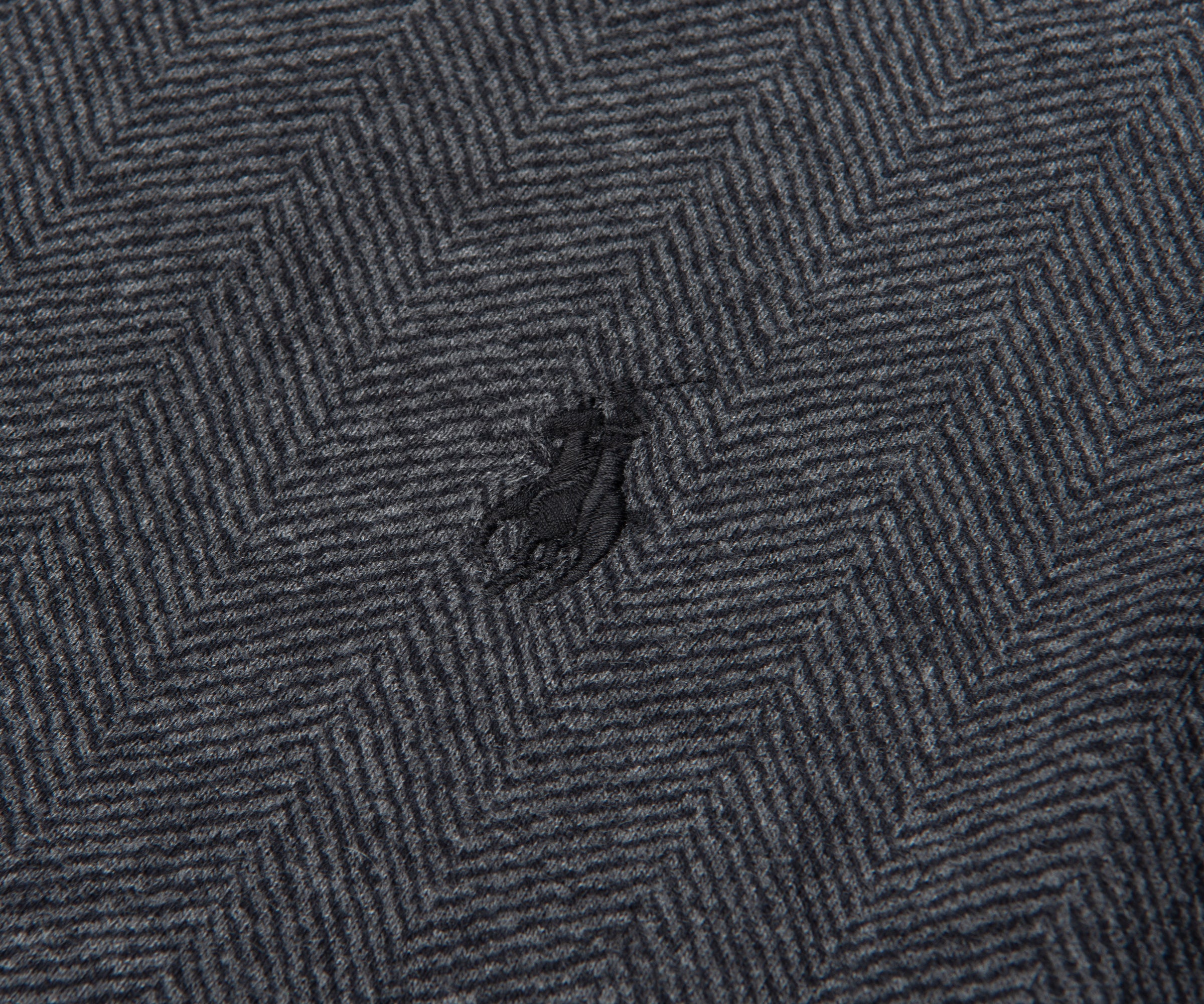 Ralph Lauren Grey Herringbone Full Zip Bomber - Image 3