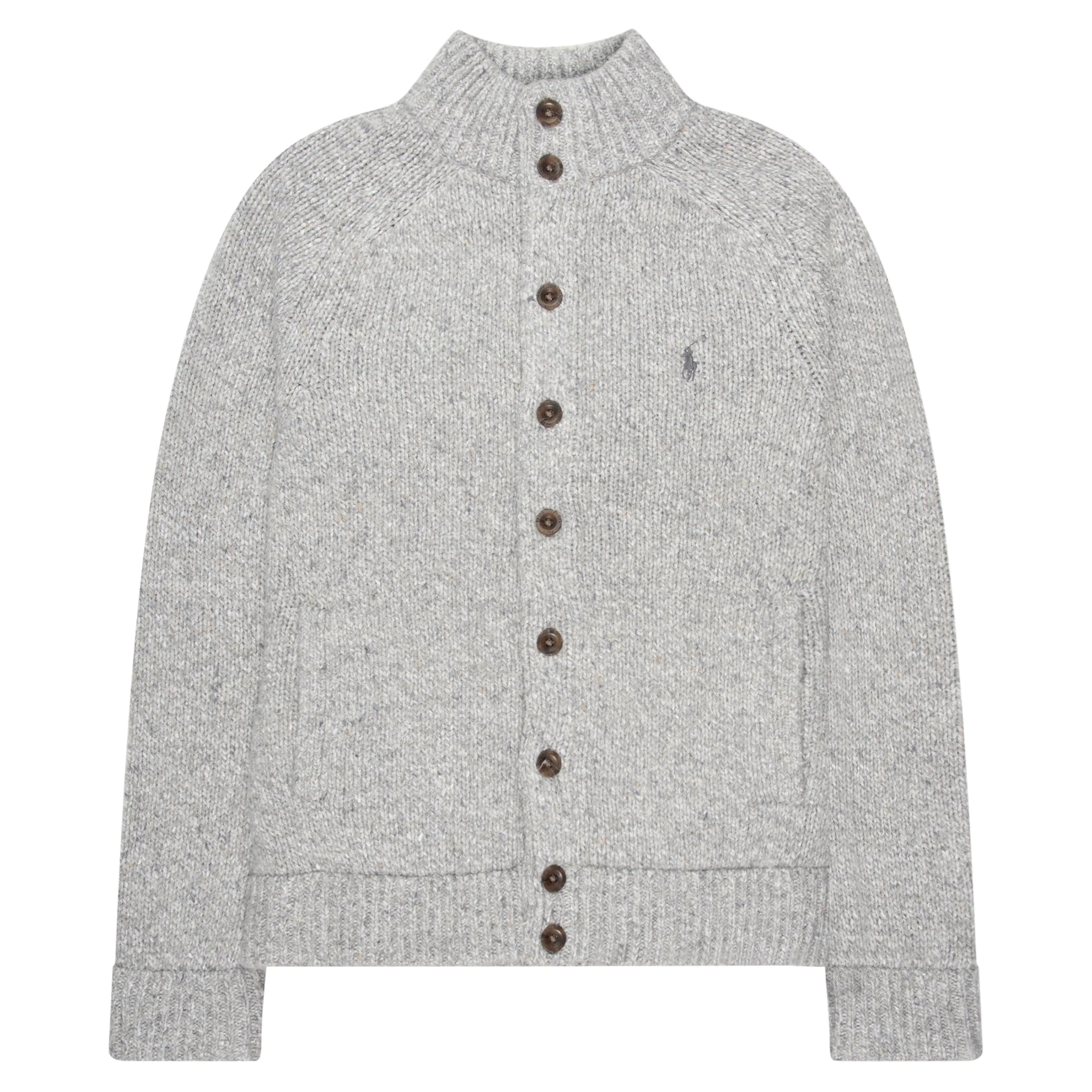 Ralph Lauren Grey Knitted Cardigan