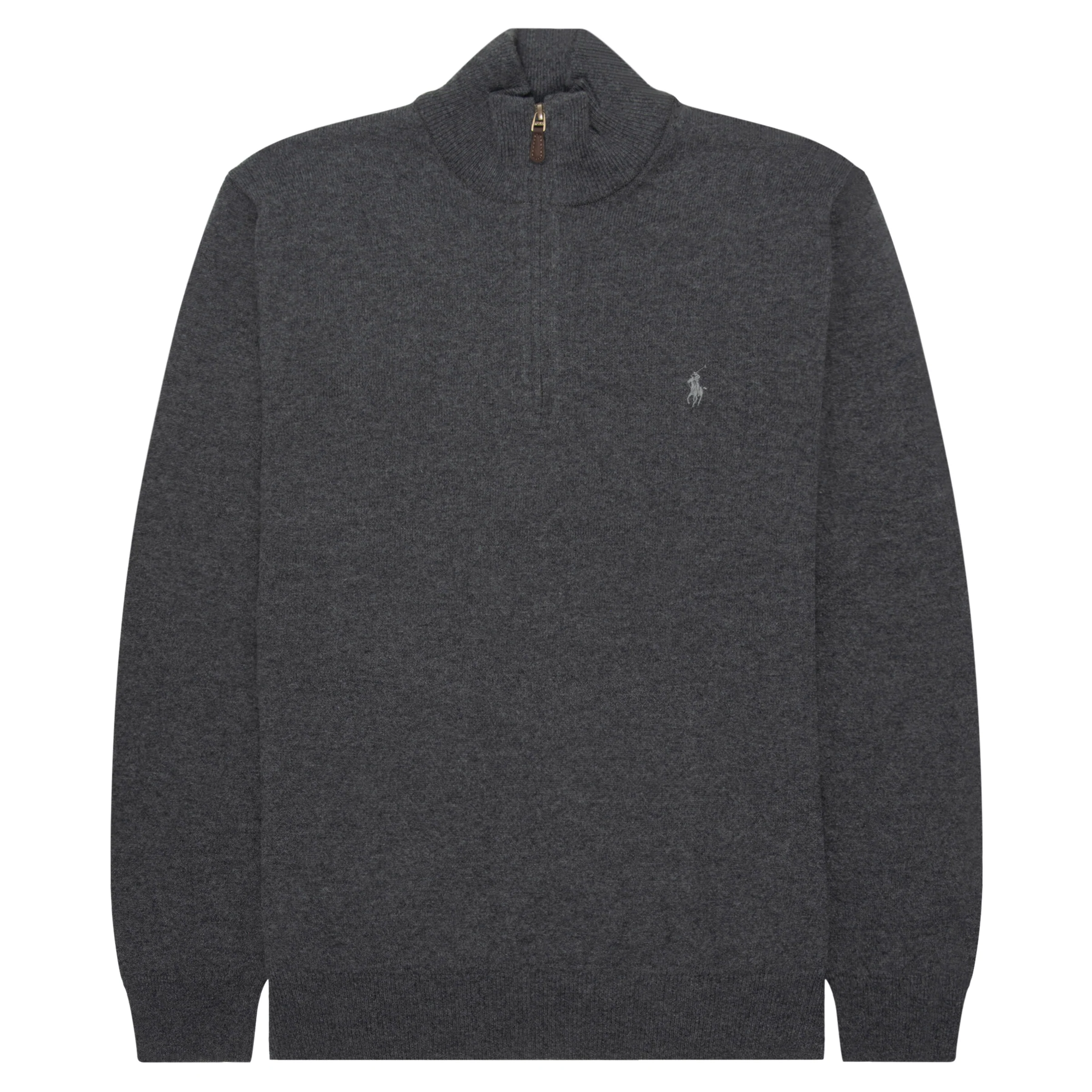 Ralph Lauren Grey Lambswool 1/4 Zip