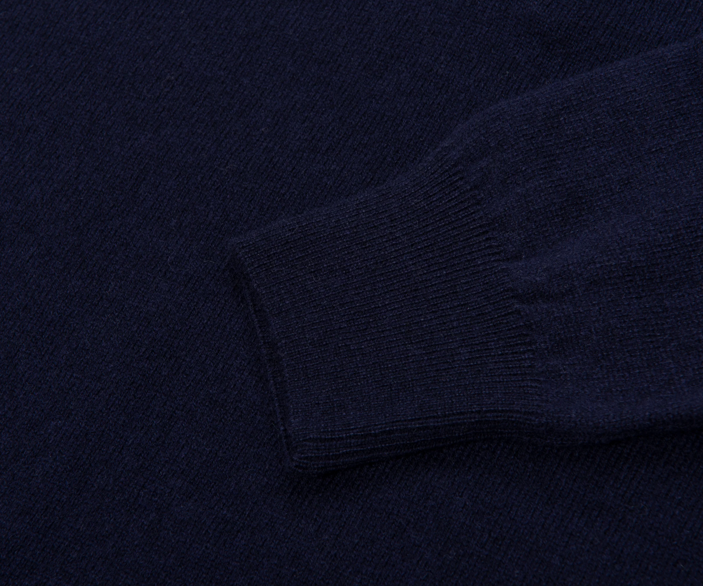 Ralph Lauren Navy Lambswool 1/4 Zip - Image 4