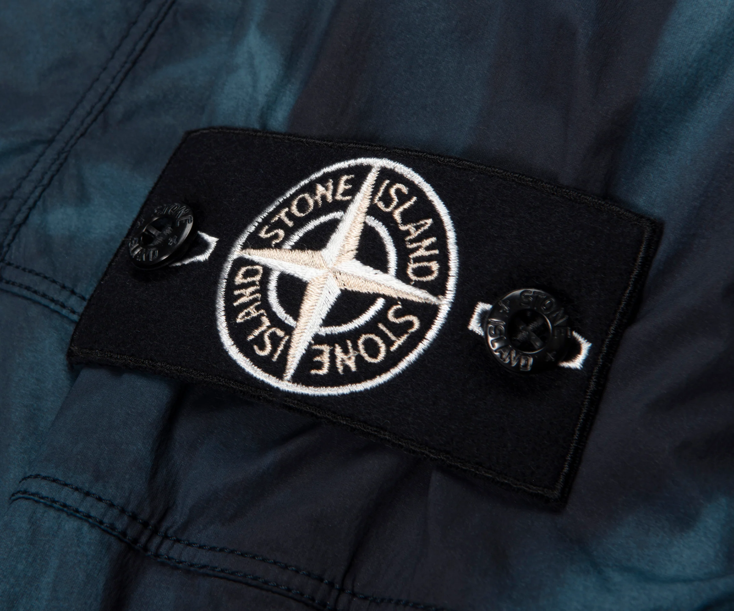 Stone Island Blue Corrosion Skin Touch Nylon TC Jacket - Image 3