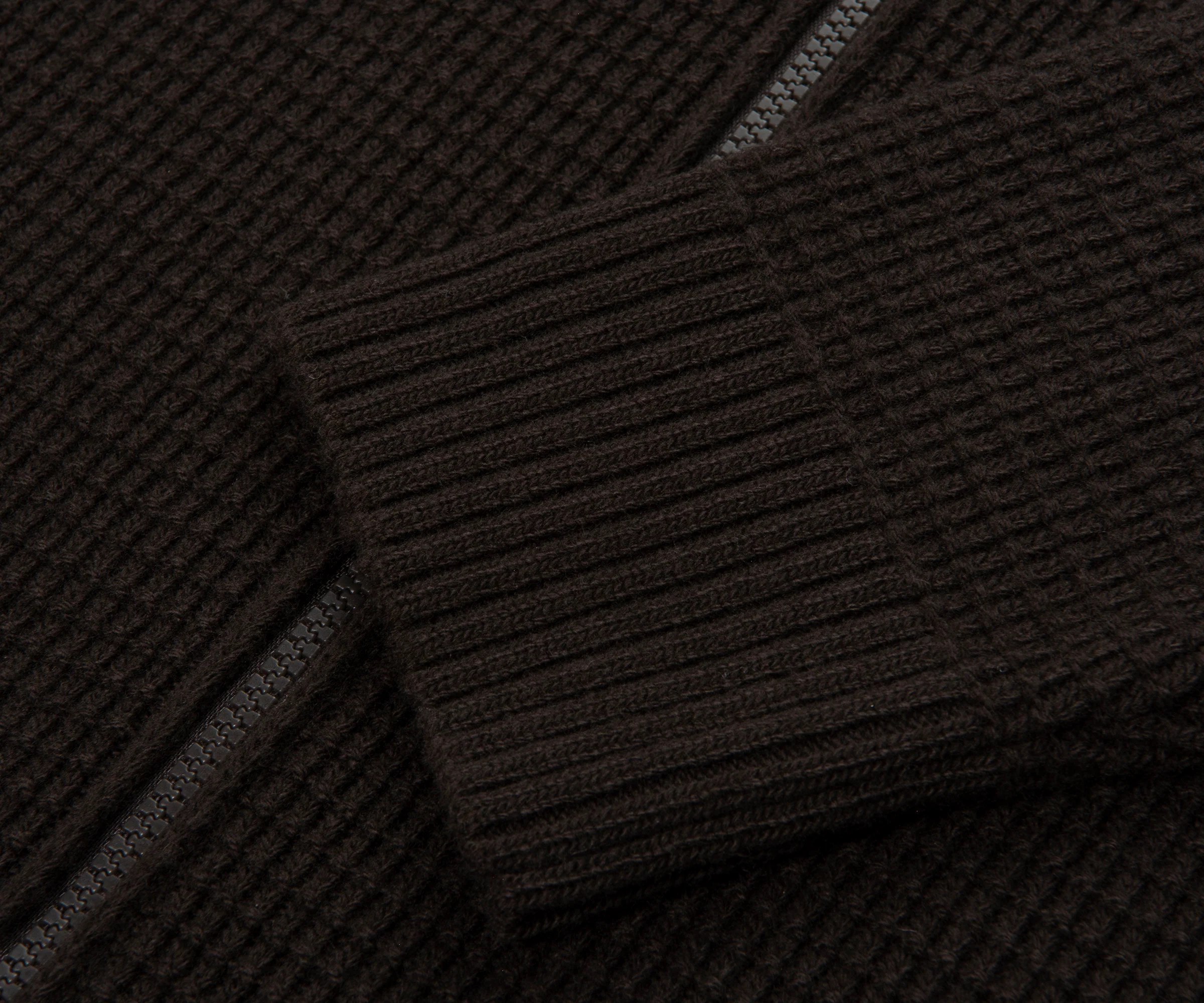 Stone Island Ghost Brown Knitted Full Zip Sweater - Image 5