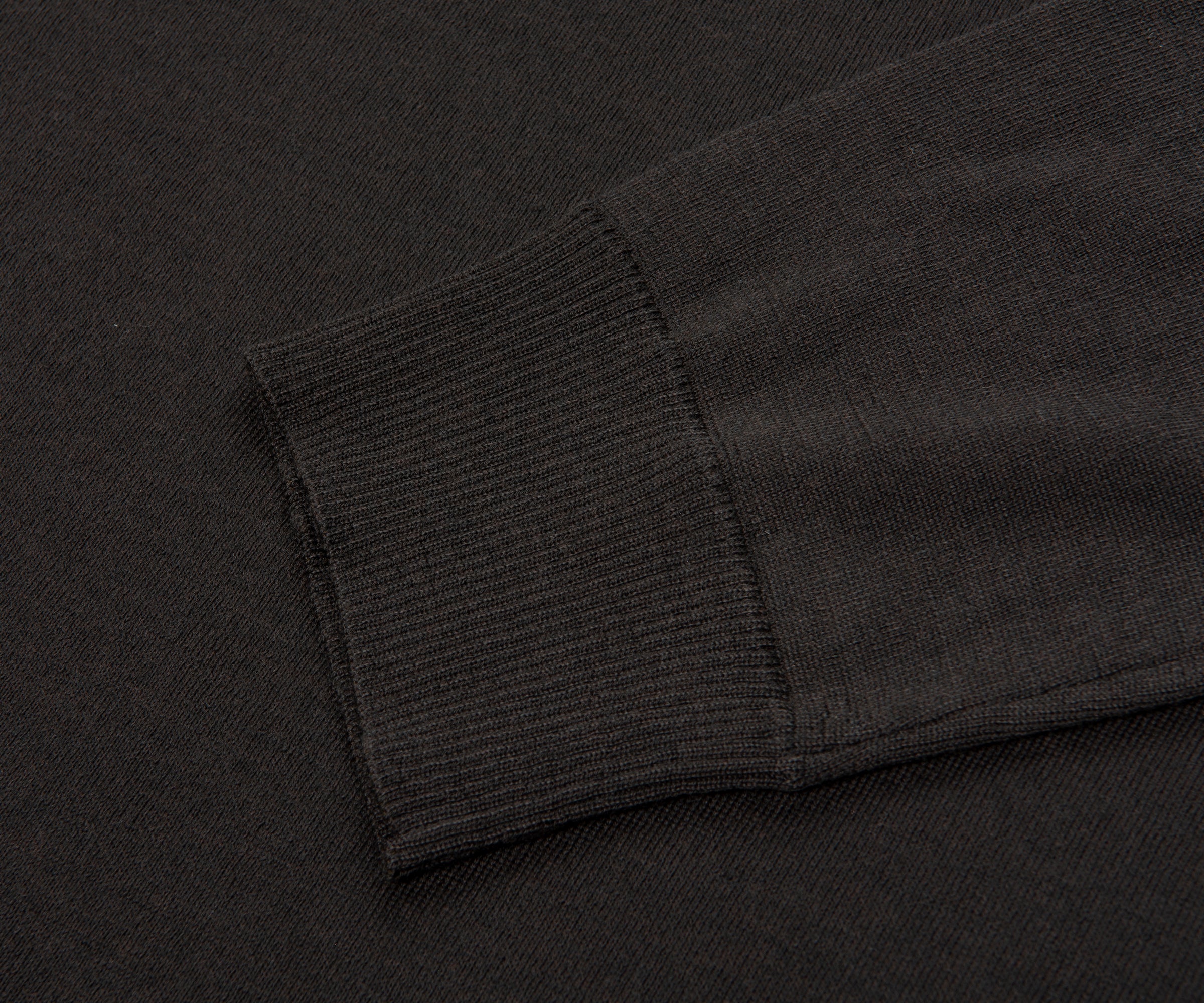 Stone Island Ghost Brown Long Sleeve Knit Polo - Image 5
