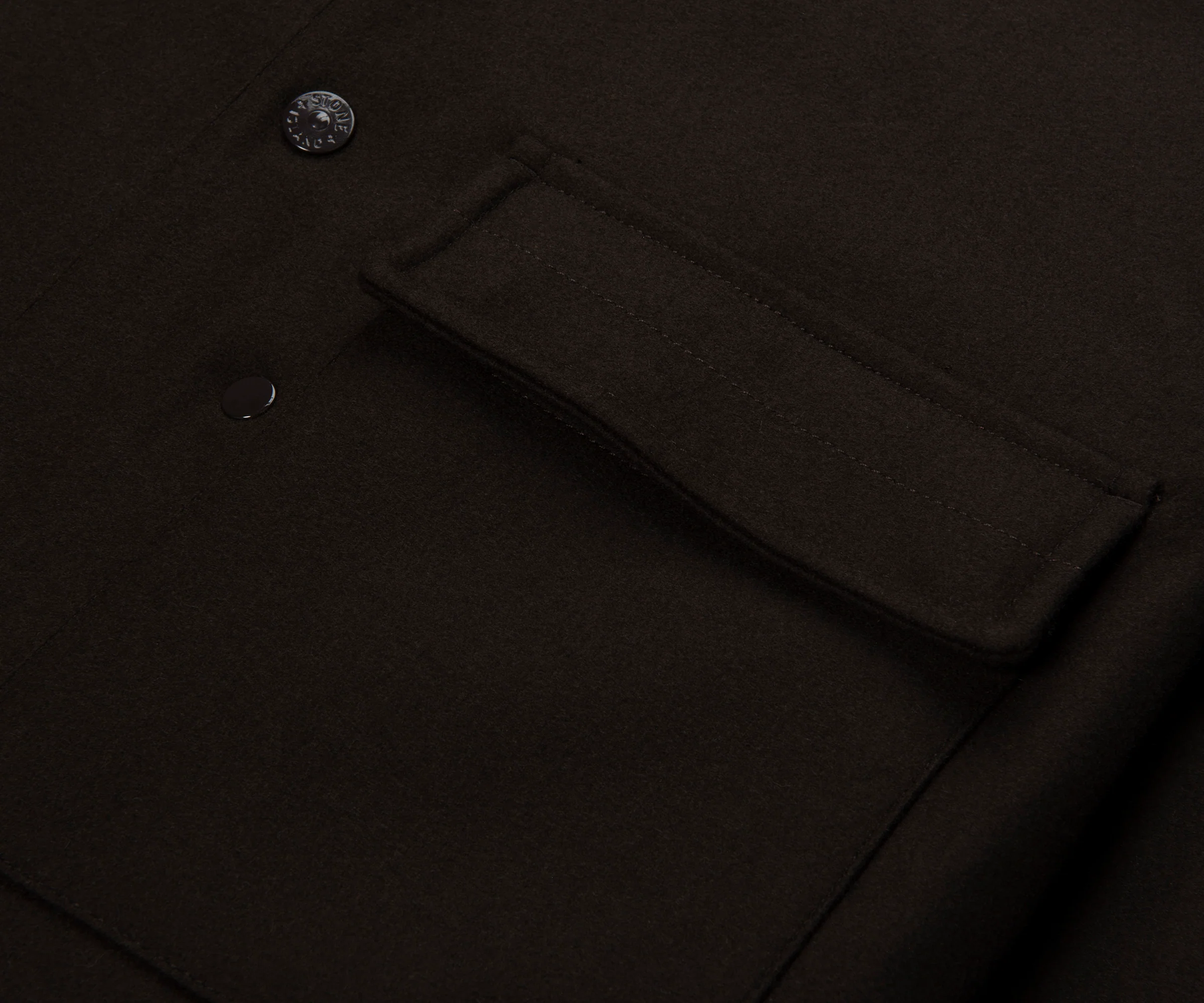 Stone Island Ghost Chocolate Fleece Overshirt - Image 5