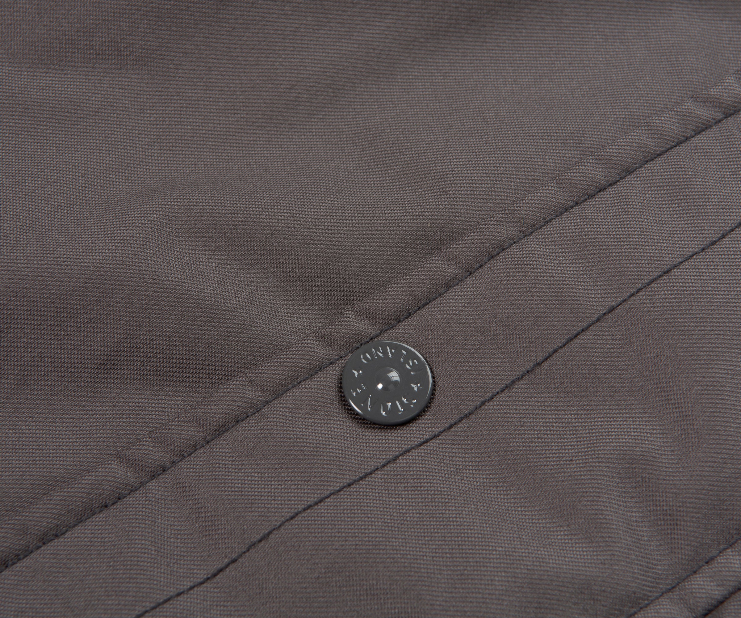Stone Island Ghost Grey Performance Twill Wool TC Gilet - Image 7