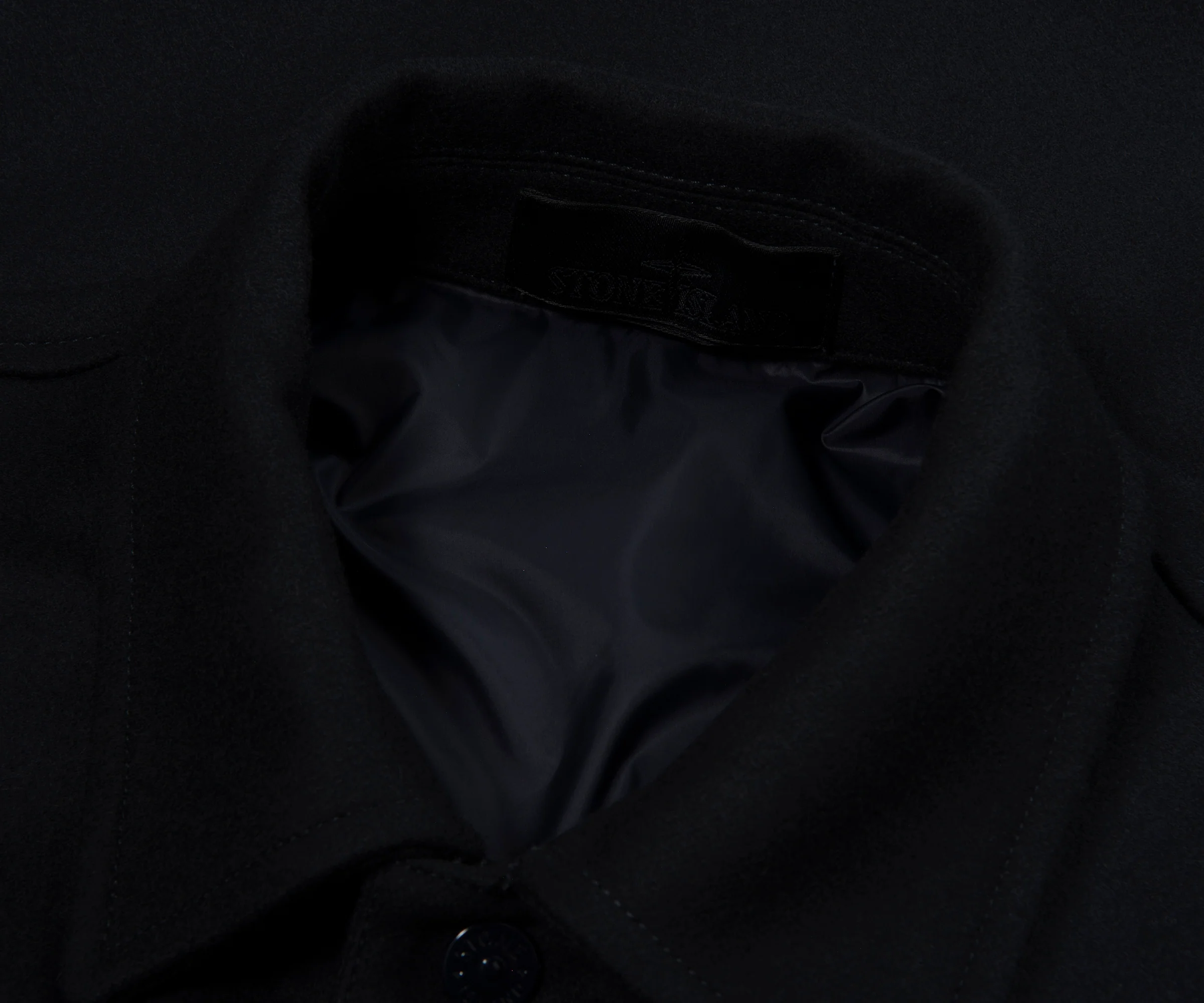 Stone Island Ghost Navy Fleece Overshirt - Image 2