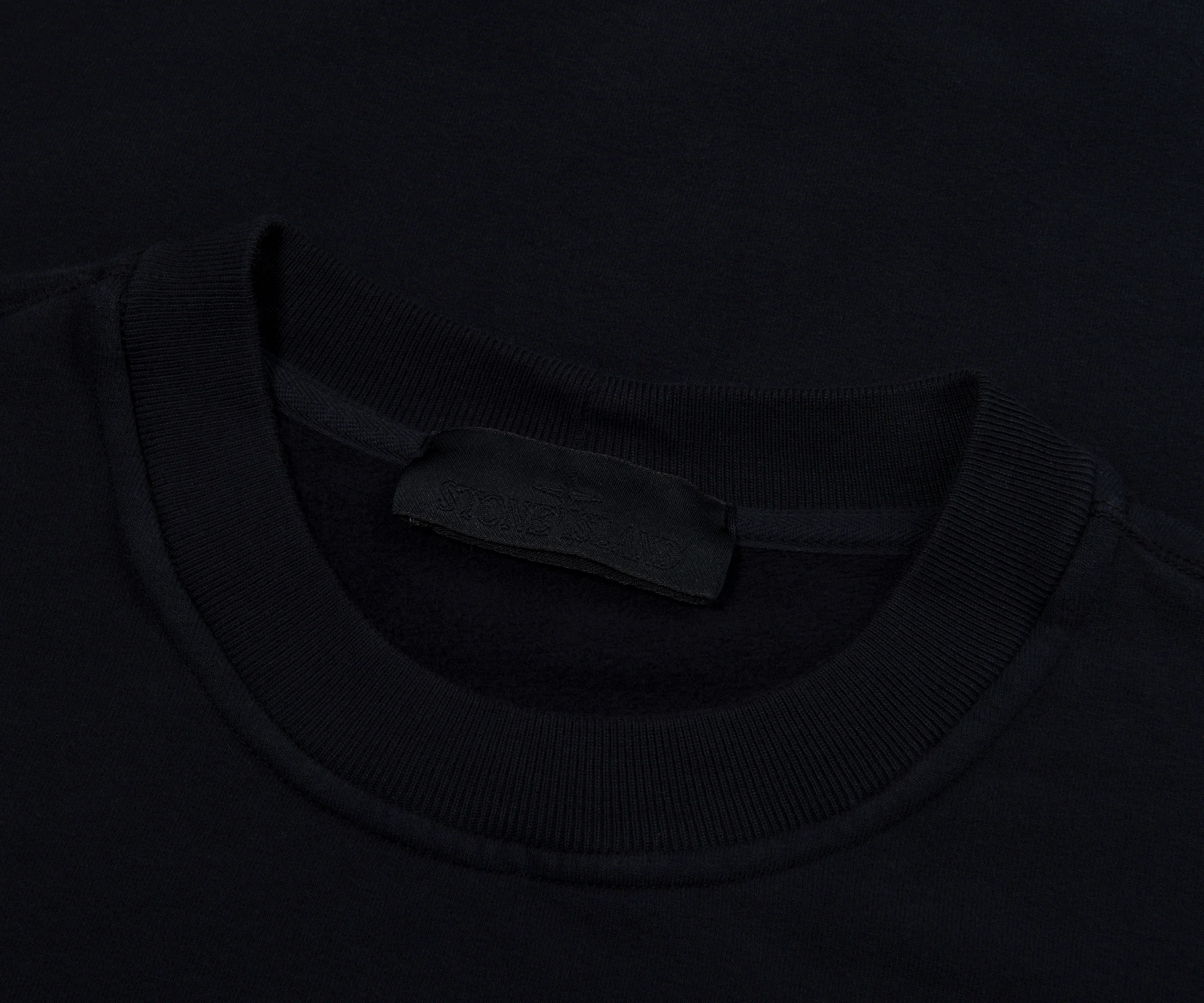 Stone Island Ghost Navy Soft Cotton Sweatshirt - Image 2