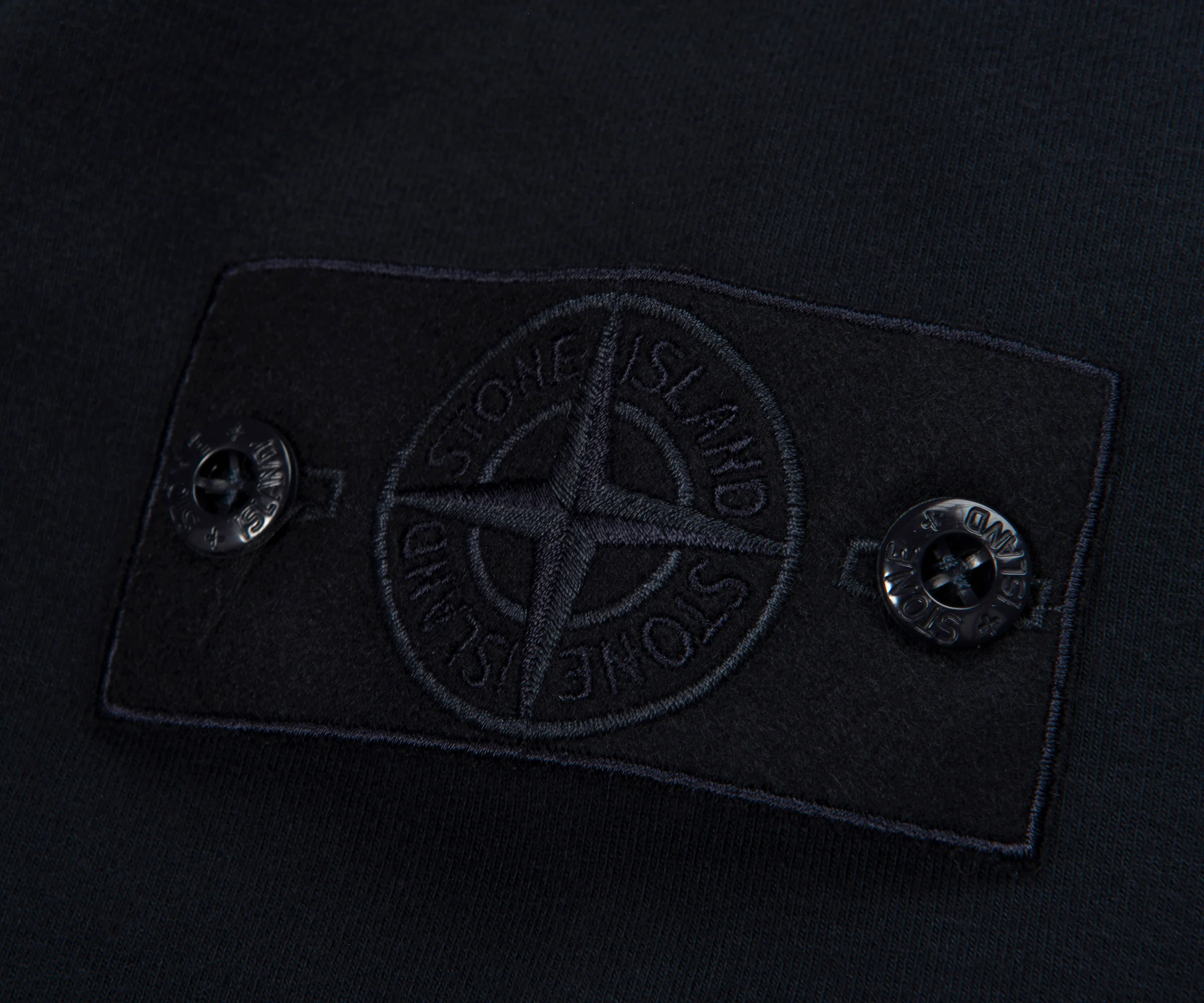 Stone Island Ghost Navy Soft Cotton Sweatshirt - Image 4