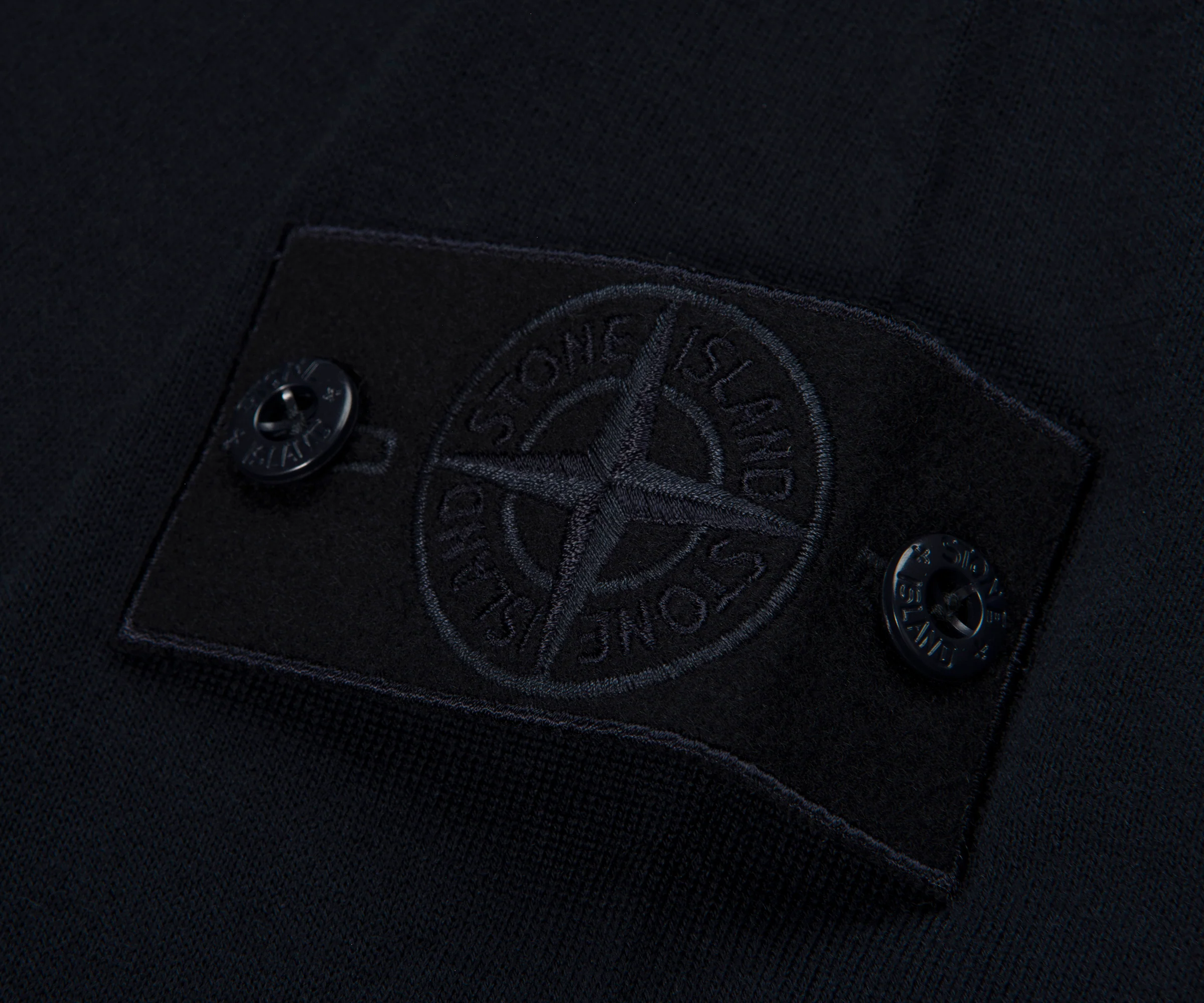 Stone Island Ghost Navy Thin Knitted Sweater - Image 3