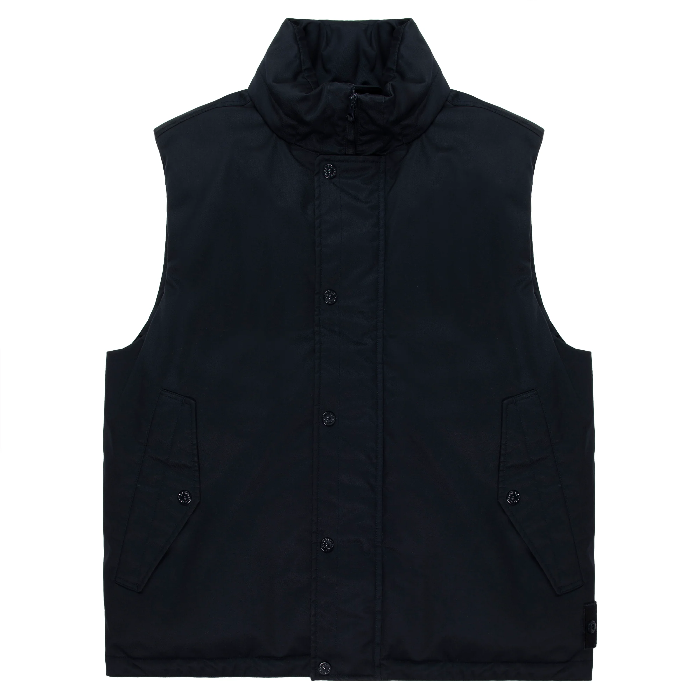 Stone Island Ghost Navy Performance Twill Wool TC Gilet