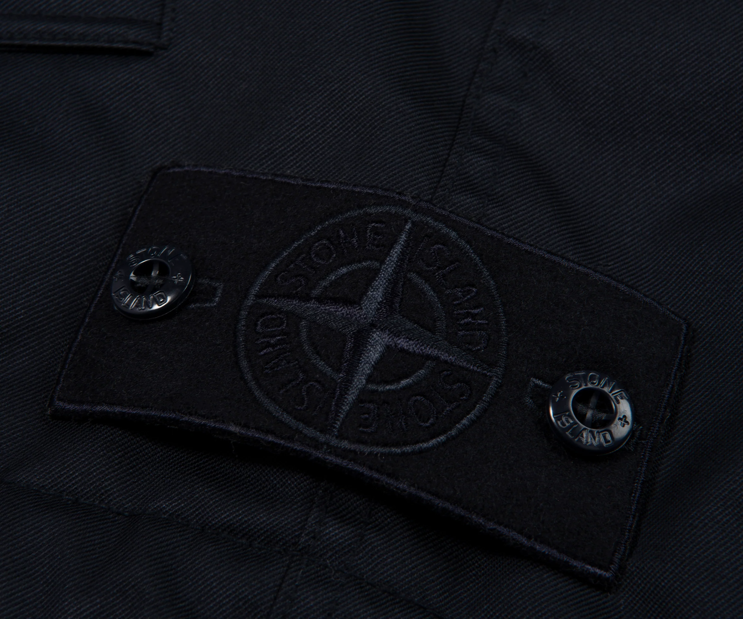 Stone Island Ghost Navy Performance Twill Wool TC Gilet - Image 5