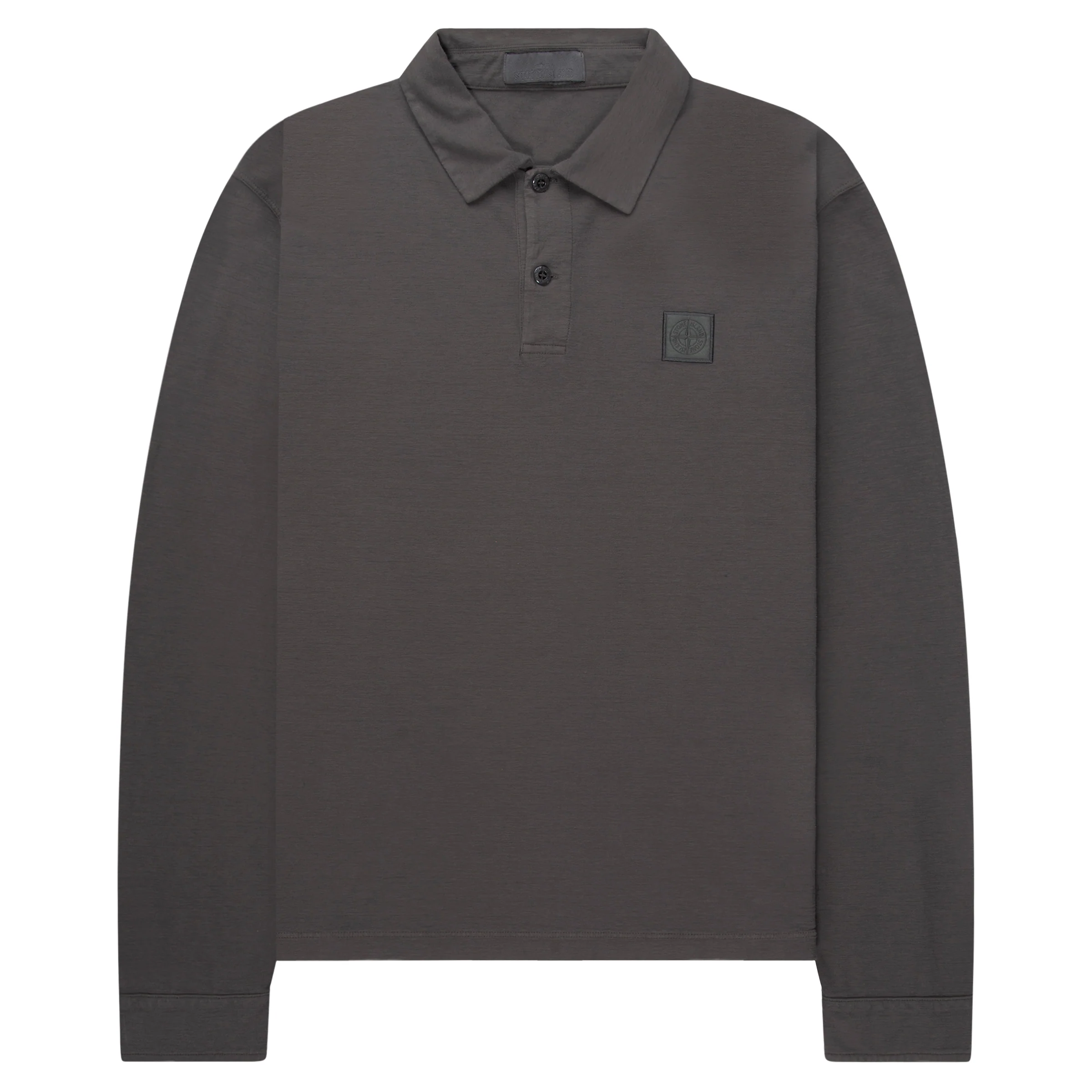 Stone Island Ghost Stone Box Logo LS Polo