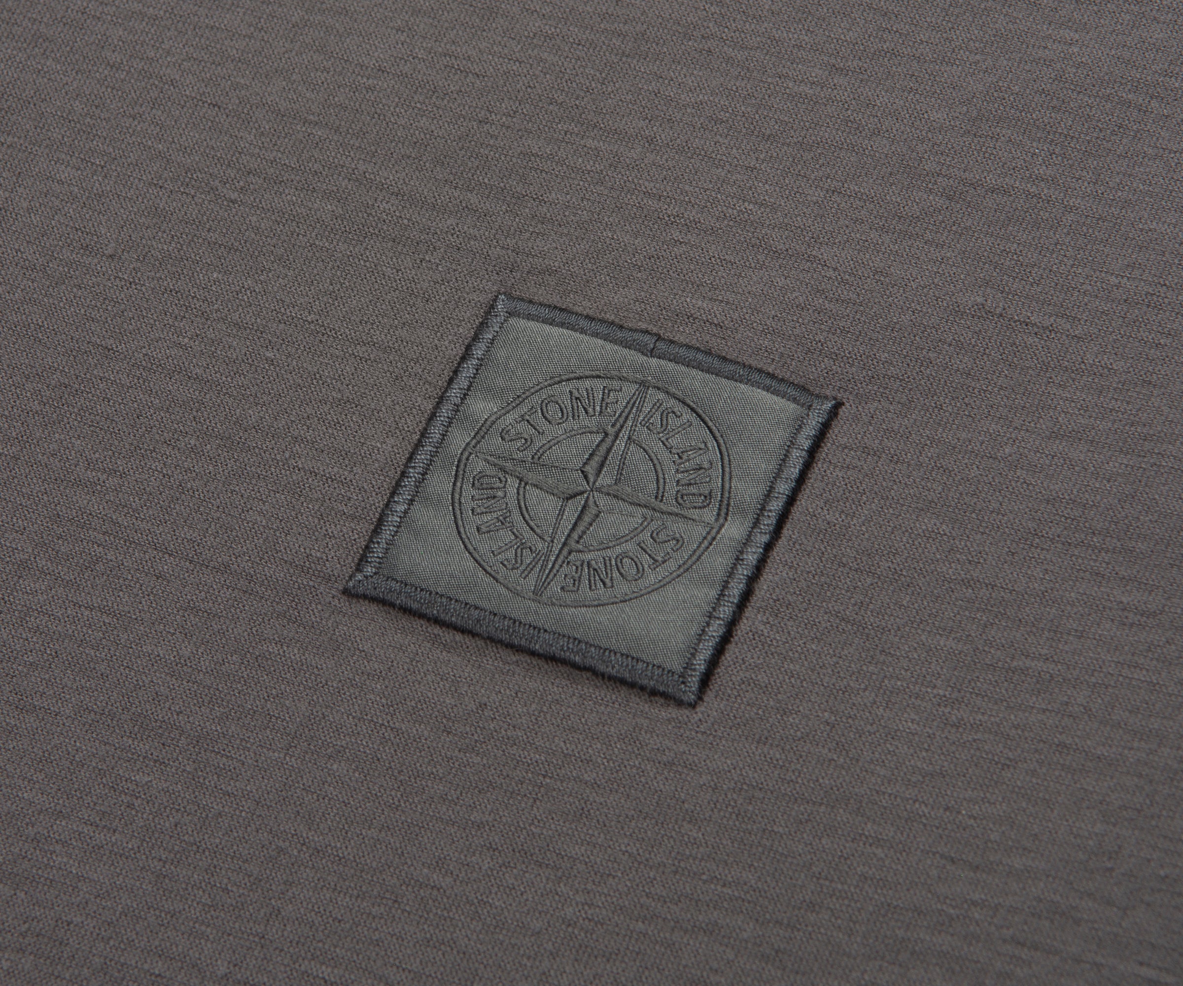 Stone Island Ghost Stone Box Logo LS Polo - Image 4