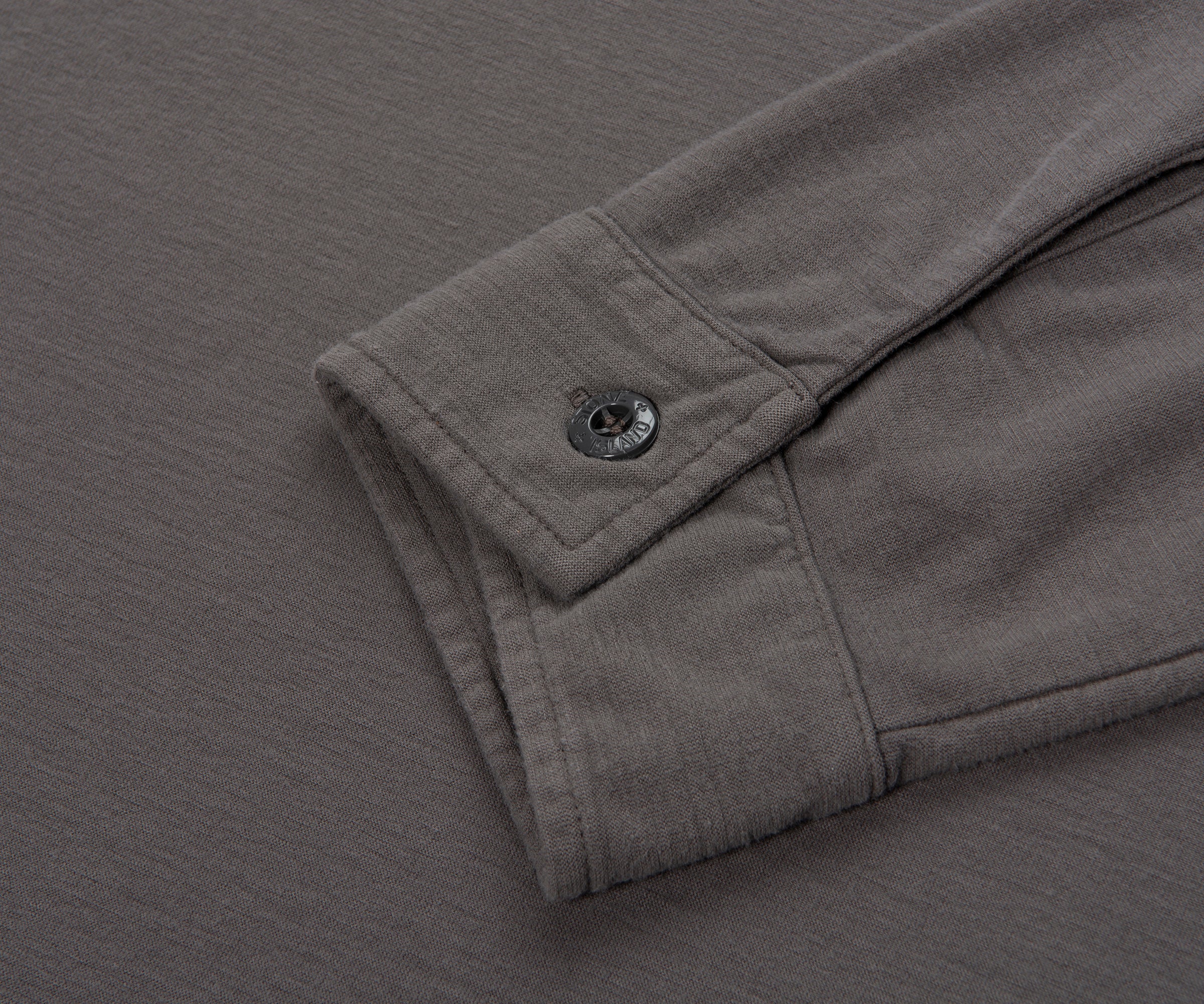 Stone Island Ghost Stone Box Logo LS Polo - Image 5