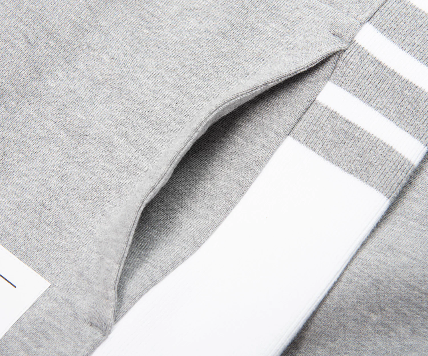 Thom Browne Grey Panelled Full Zip Hoodie - Image 6