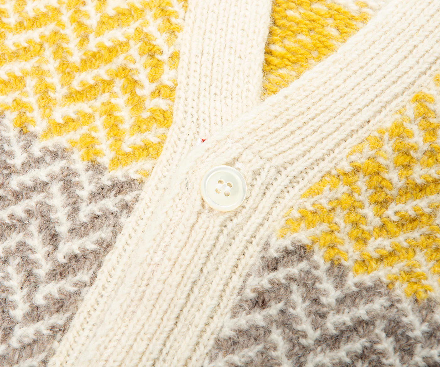 Thom Browne Multi Striped Herringbone Cardigan - Image 3