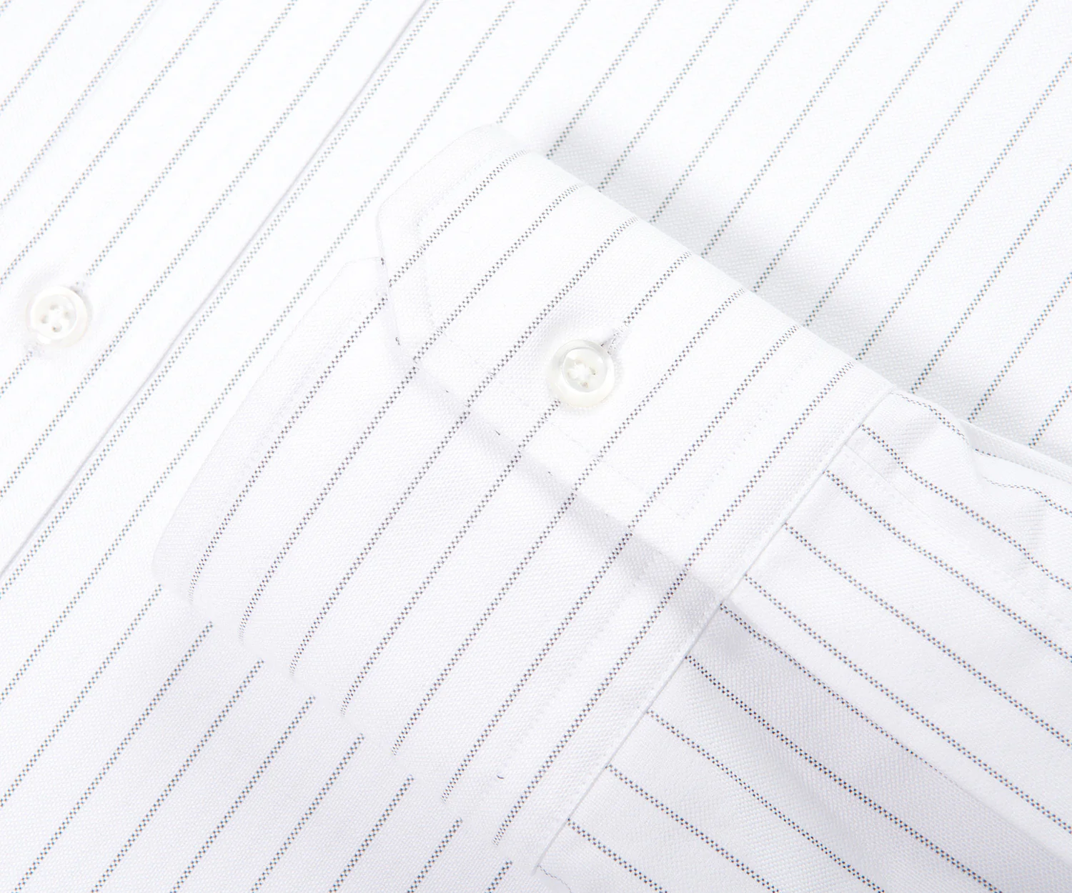 Thom Browne White Striped Shirt With Bird Details - Image 6