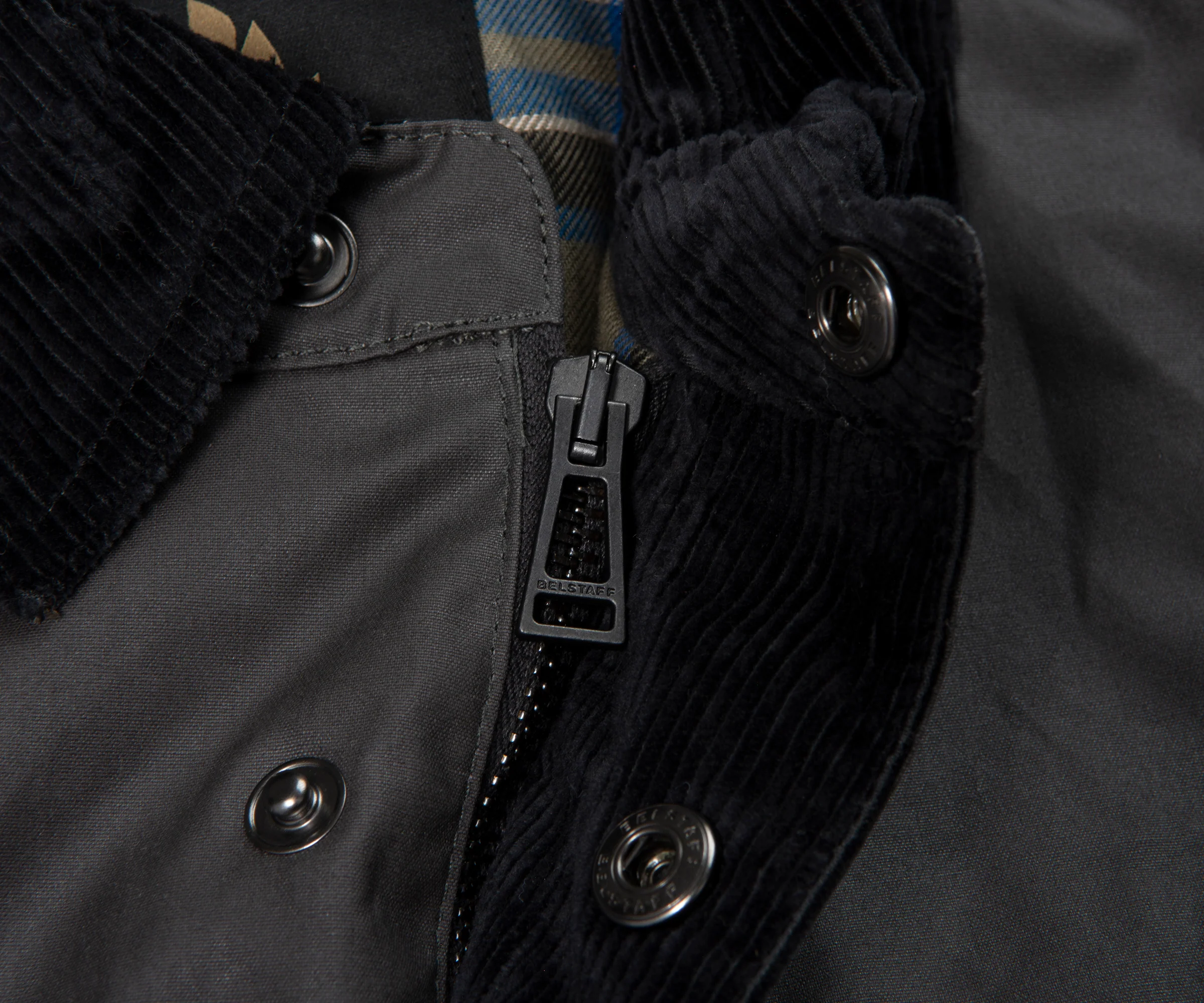 Belstaff Tornado Grey Ground Wax Jacket - Image 3