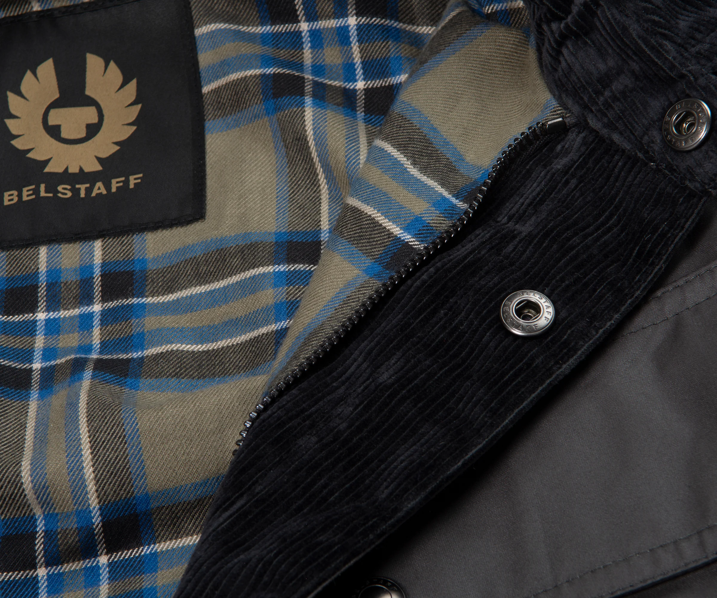 Belstaff Tornado Grey Ground Wax Jacket - Image 5