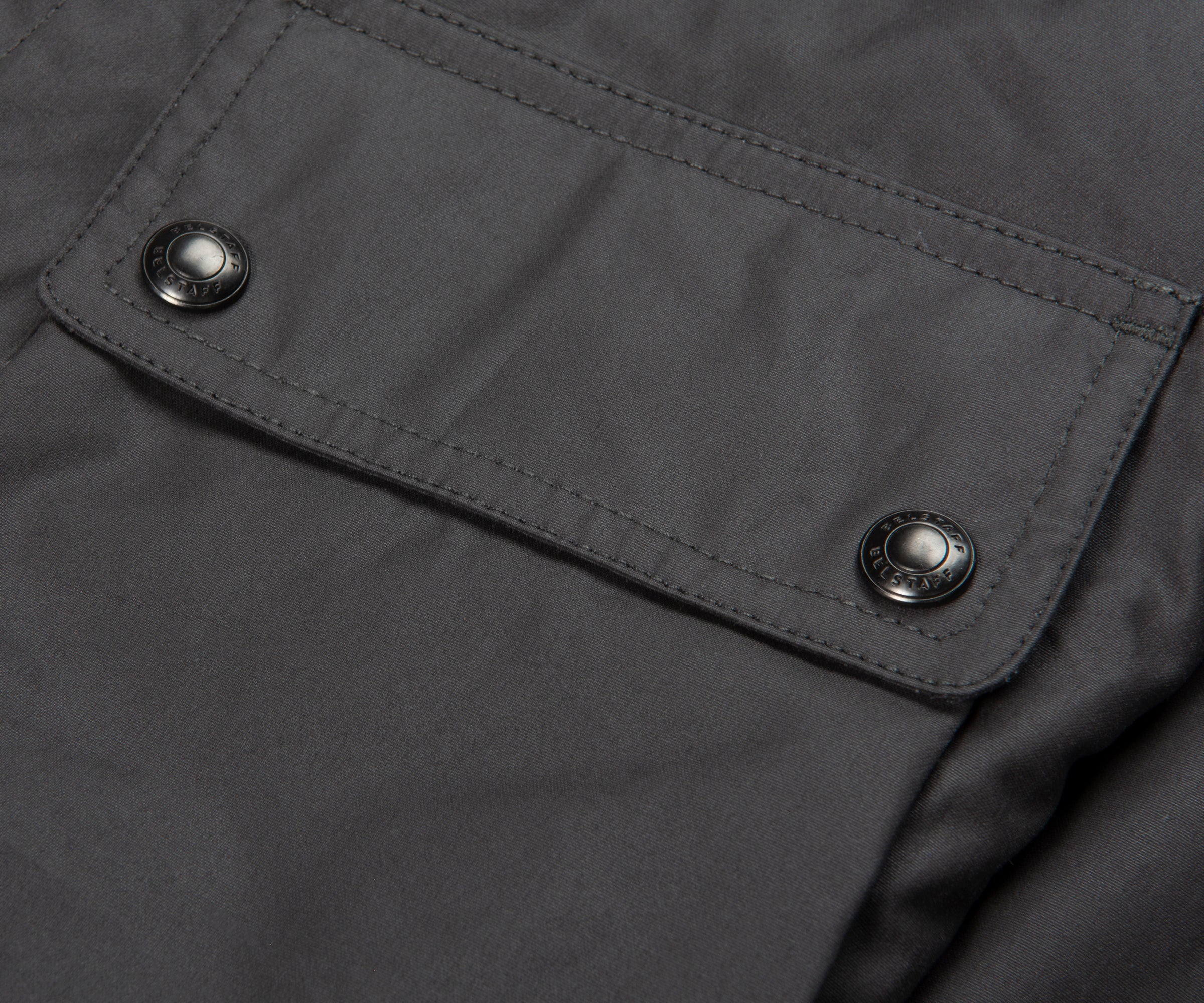 Belstaff Tornado Grey Ground Wax Jacket - Image 7