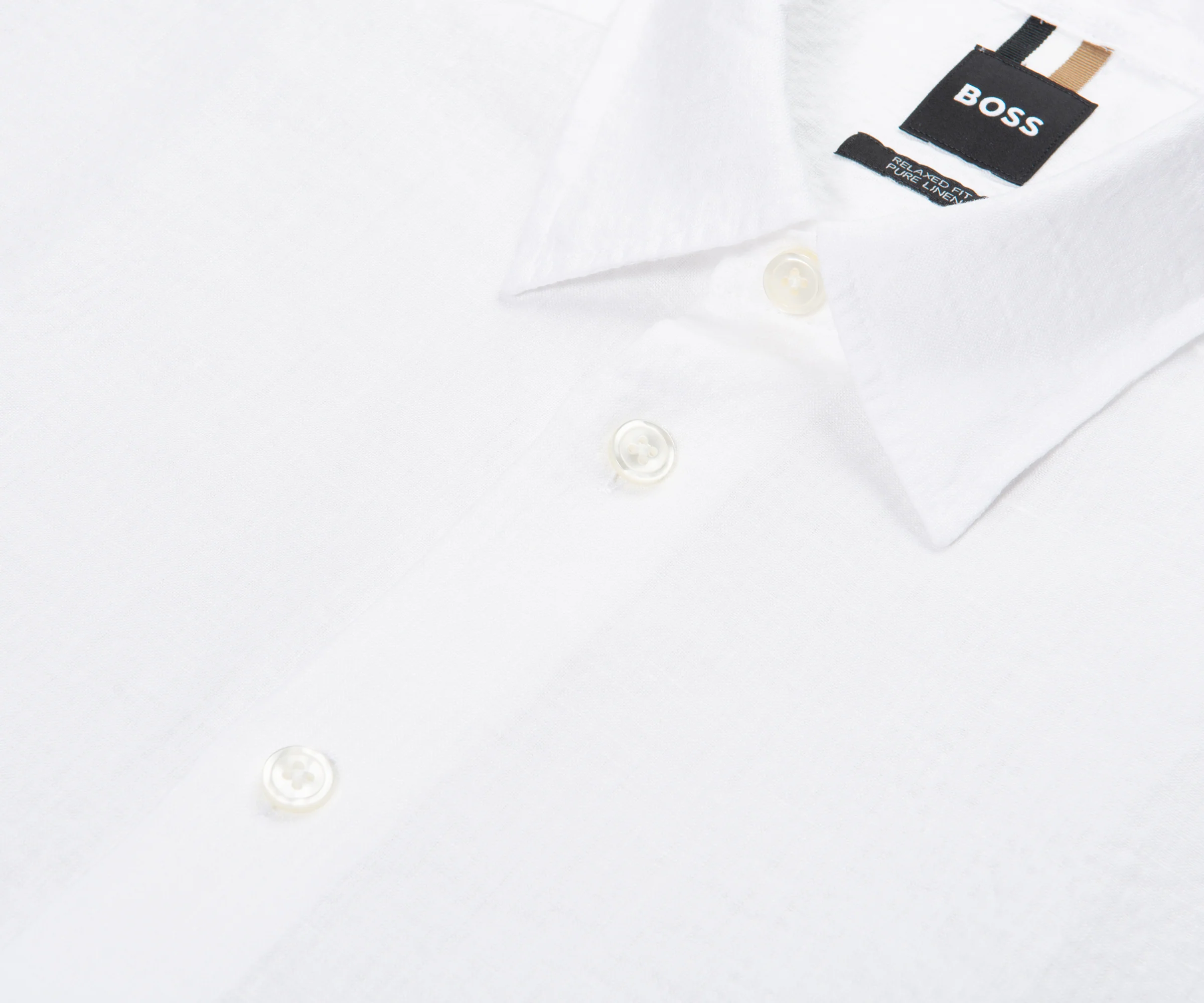 Boss C-Cory White Seersucker SS Shirt - Image 3