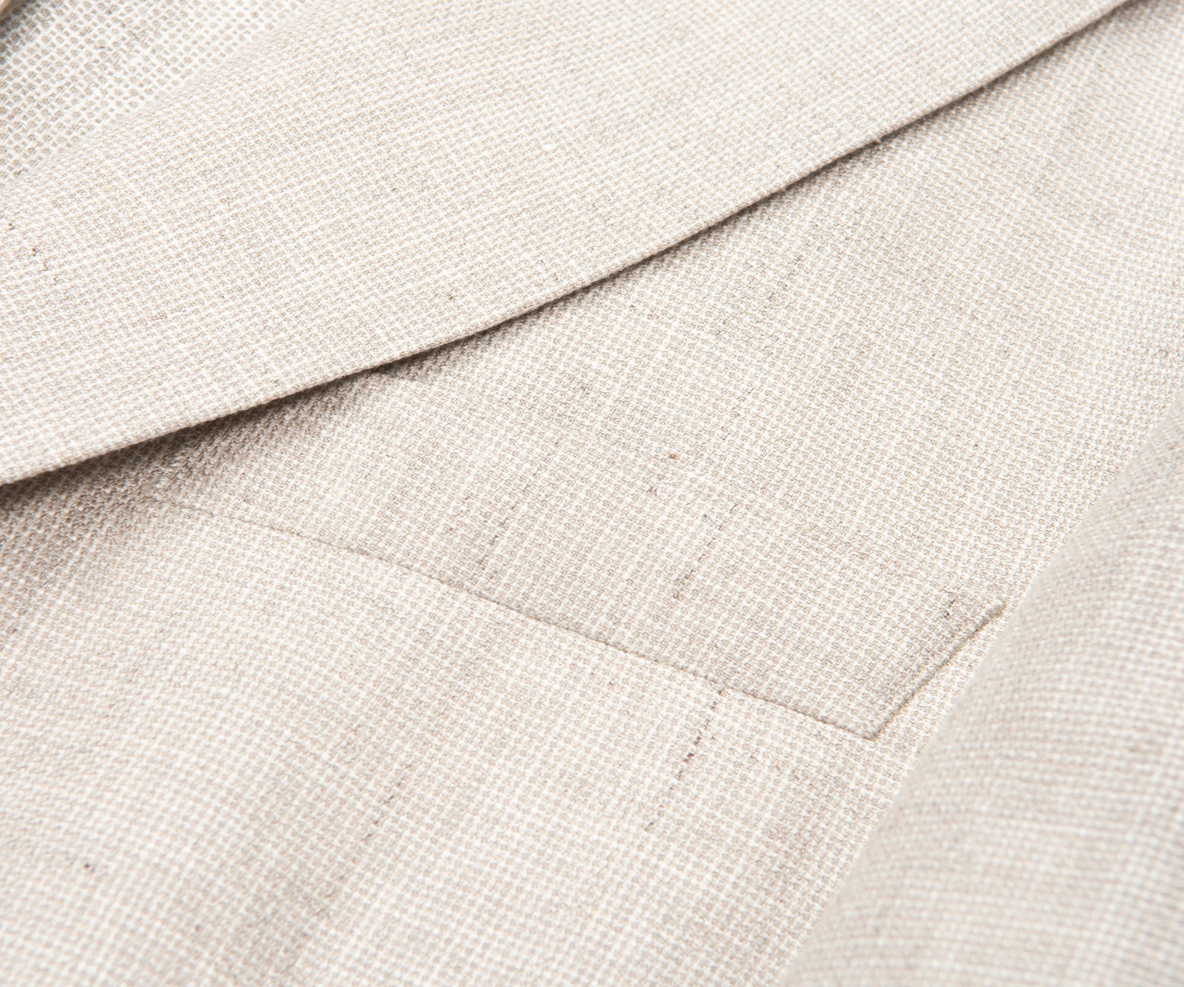 Boss C Hanry Open Grey Linen Blend Blazer - Image 4