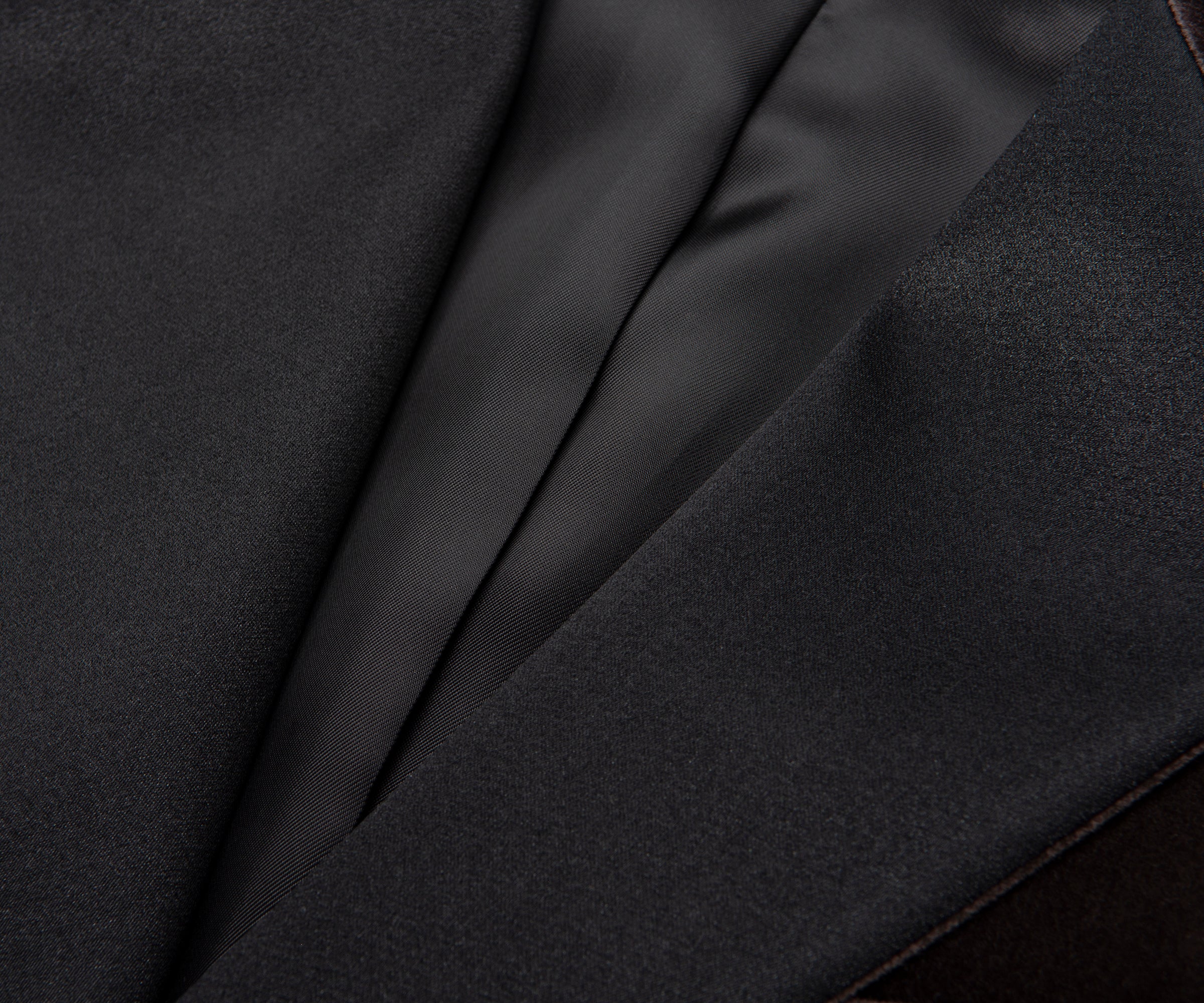 Boss Chocolate H Huston Slim Fit Velvet Cotton Suit - Image 4