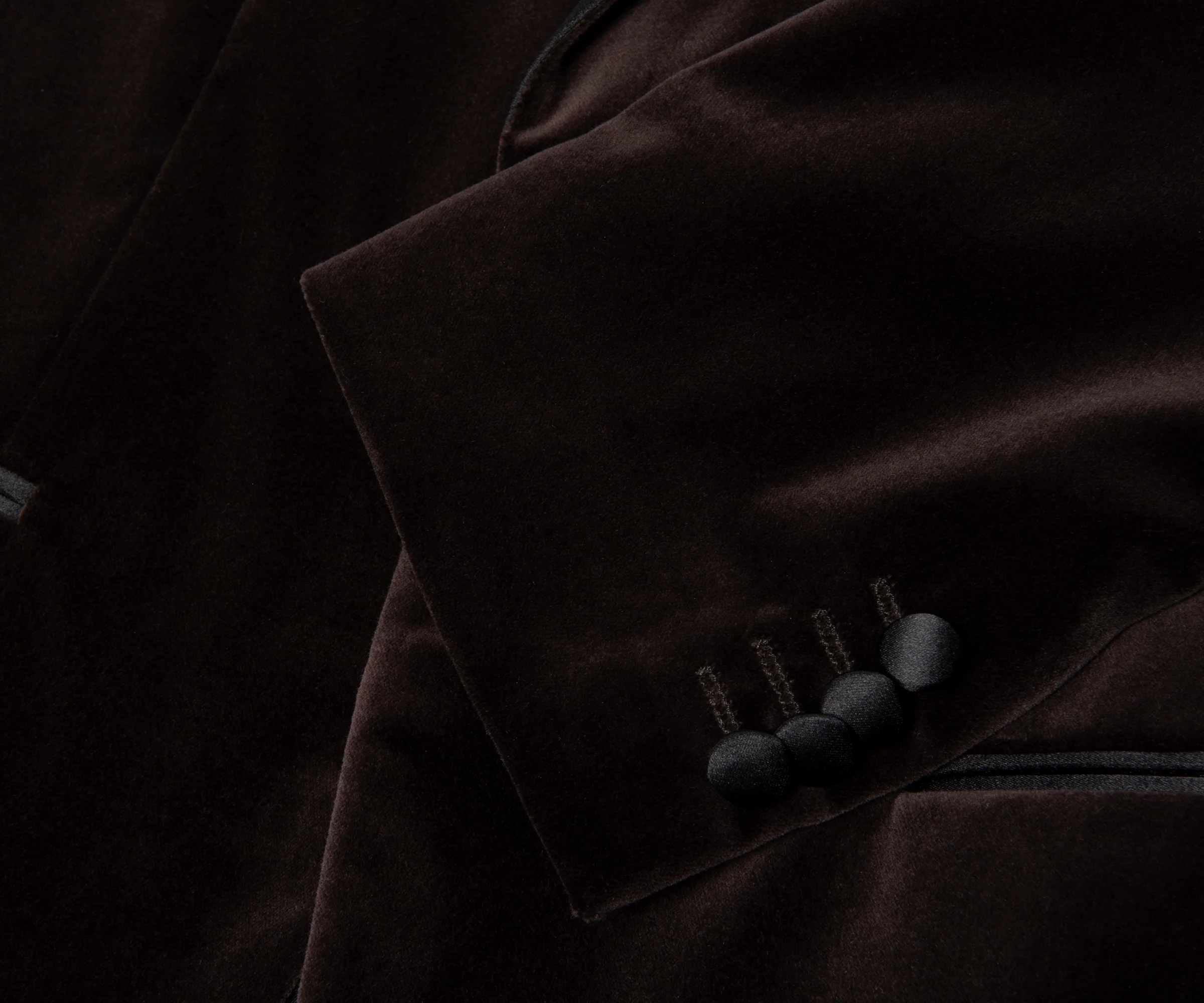 Boss Chocolate H Huston Slim Fit Velvet Cotton Suit - Image 6