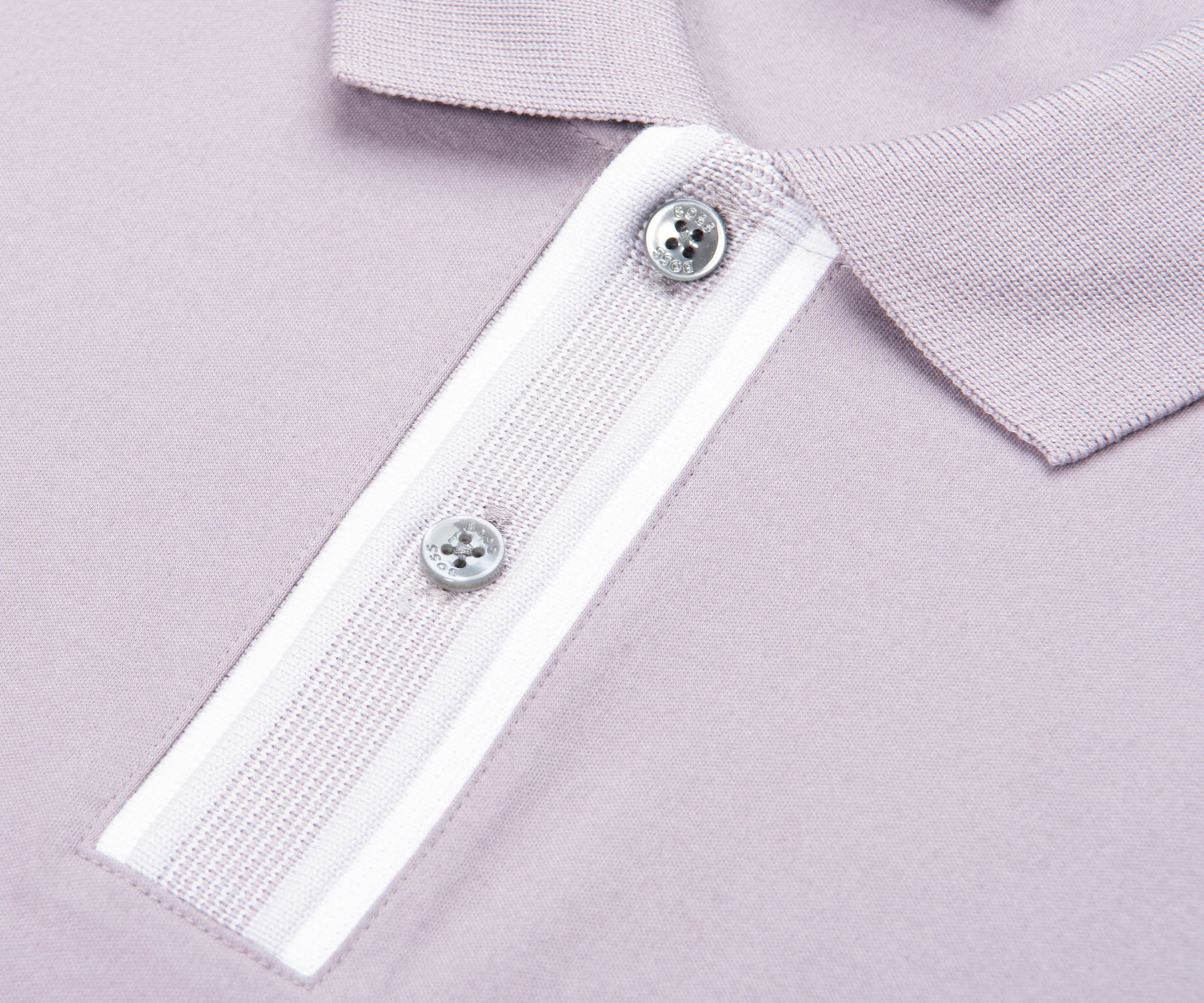 Boss H Parlay Lilac Trim Polo - Image 3