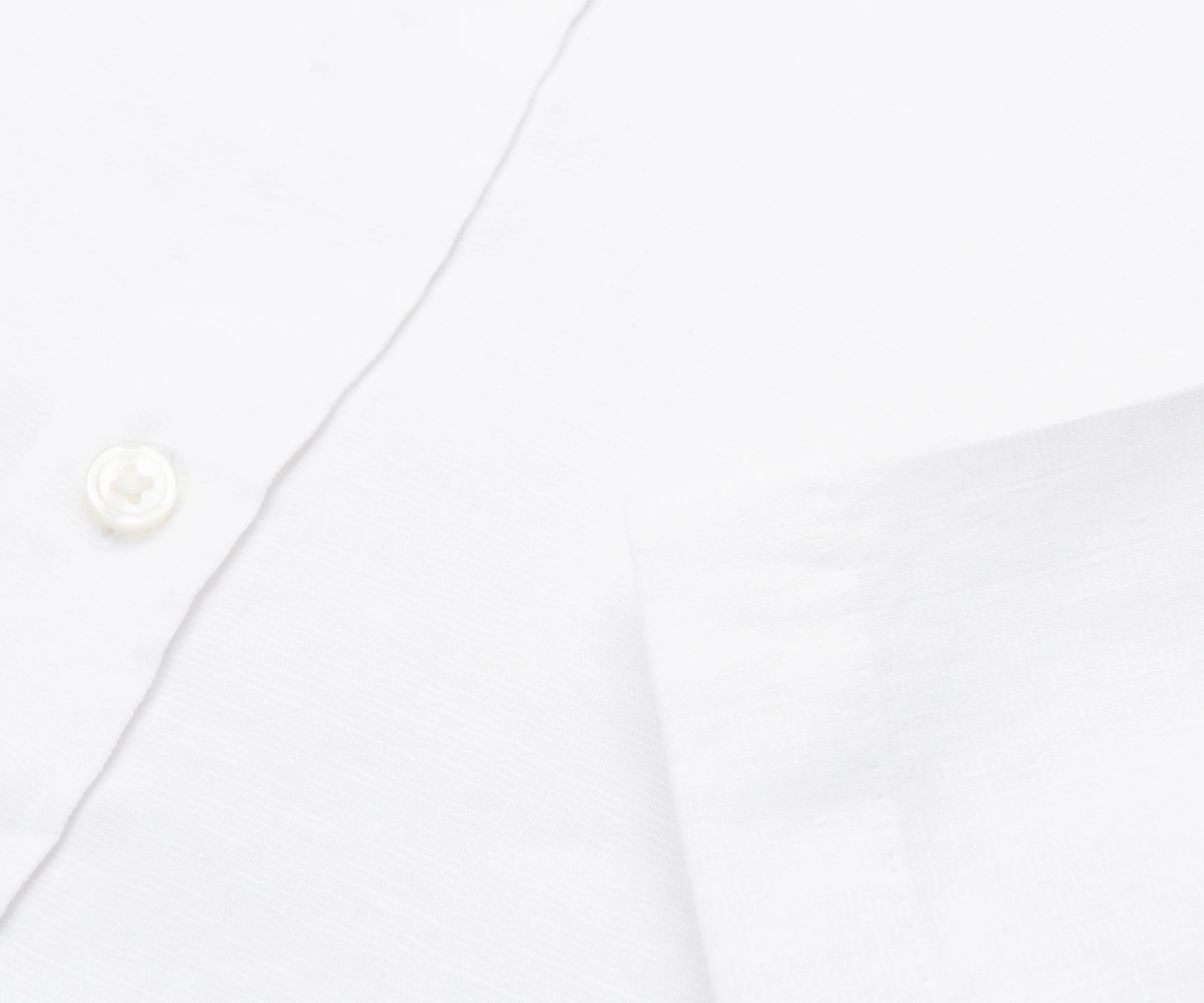 Boss White C Roan SS Linen Stretch Shirt - Image 4