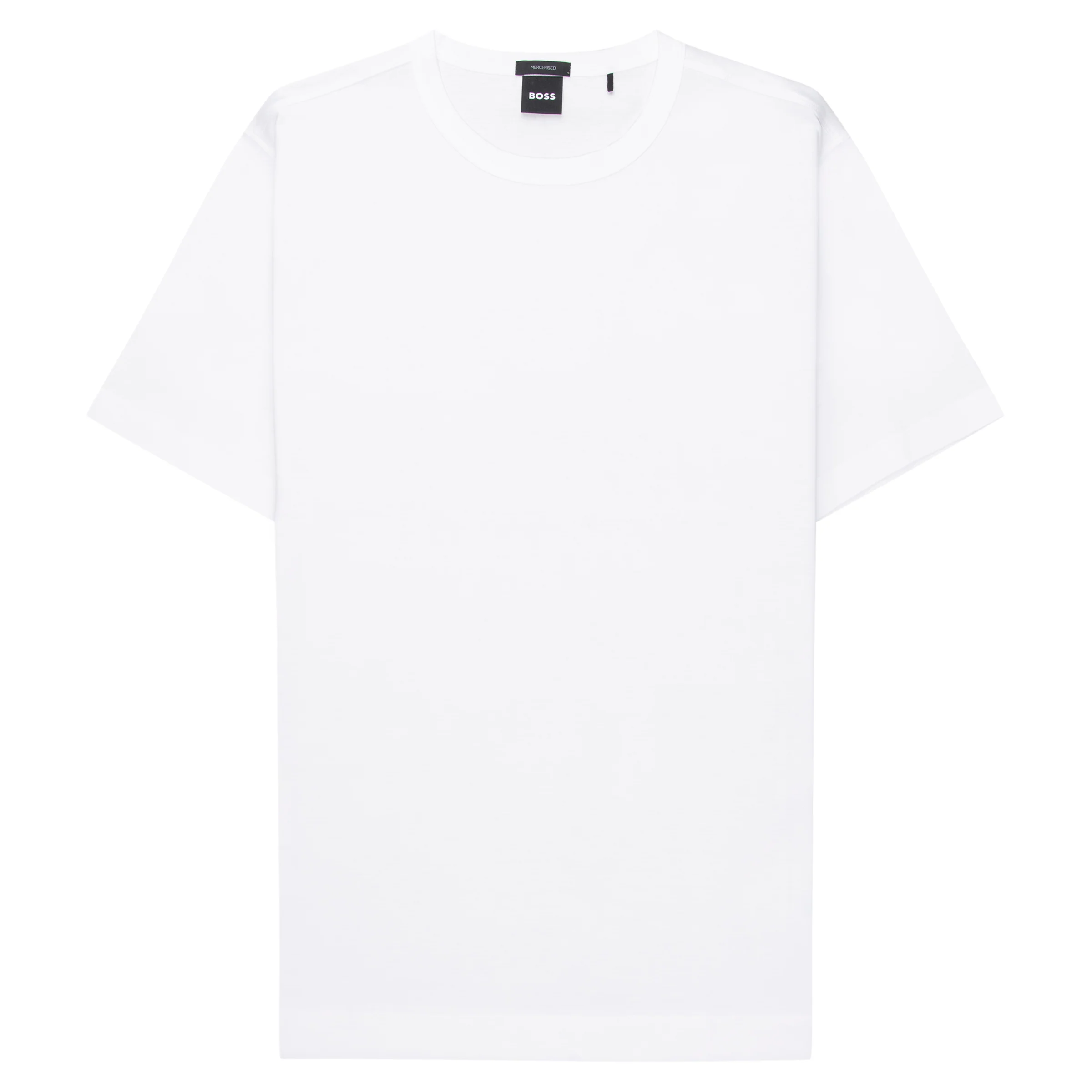 Boss White Thompson Mercerised T-Shirt